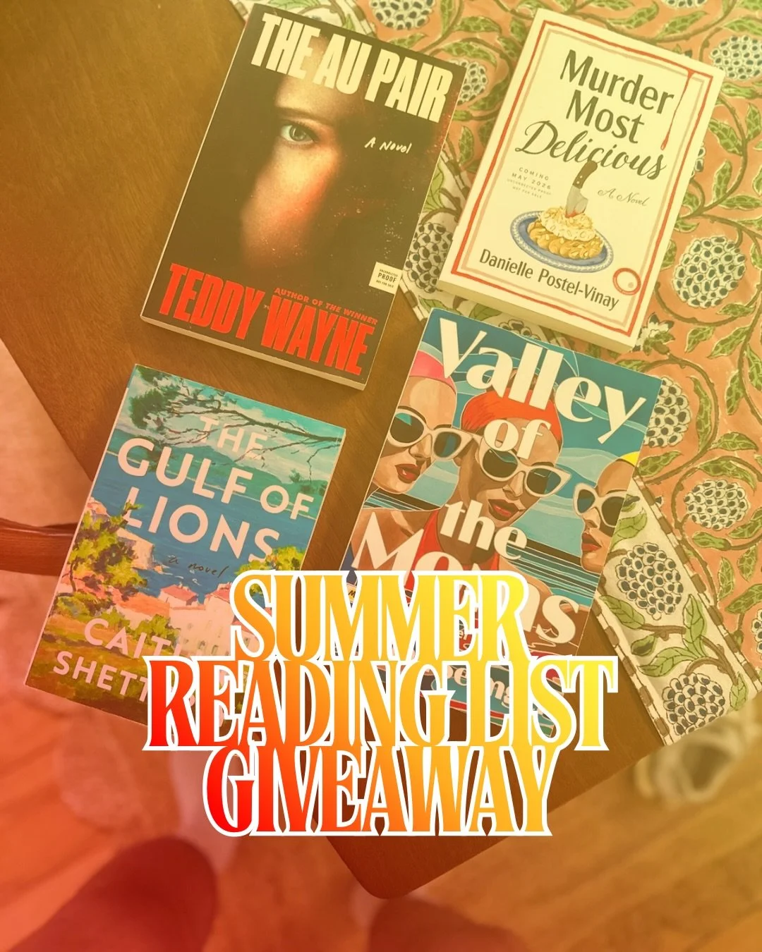 SUMMER READING LIST GIVEAWAY

I just dropped my official summer reading list recs for the warm weather, and I&rsquo;ve got a few duplicates to give out! You know what&rsquo;s better than reading books in the sunshine? Reading FREE books in the sunshi