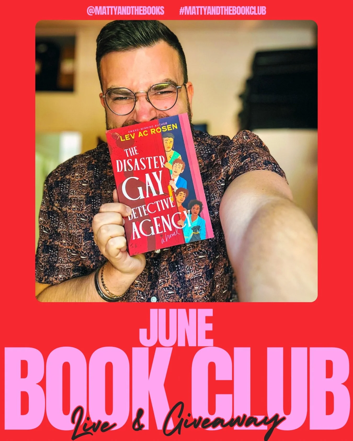 June BOOK CLUB GIVEAWAY and IG Live announcement is here to celebrate Pride the only way we know how - with books! 

Listen, queer people can do anything. We can find love. We can achieve greatness. And now we can&hellip; solve grisly murders? Award-