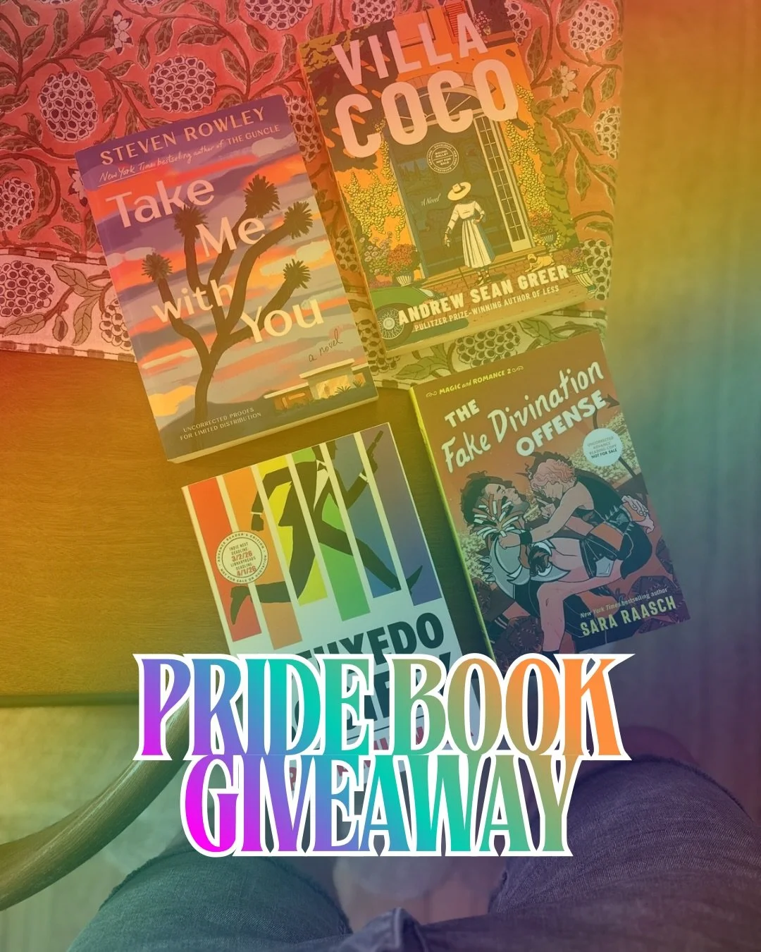 PRIDE BOOK GIVEAWAY

We&rsquo;re celebrating the best month of the year with one of you taking home ALL FOUR of these incredible new books celebrating queer joy at its finest! Make your summer reading all the more fabulous with these picks. 

TO ENTE