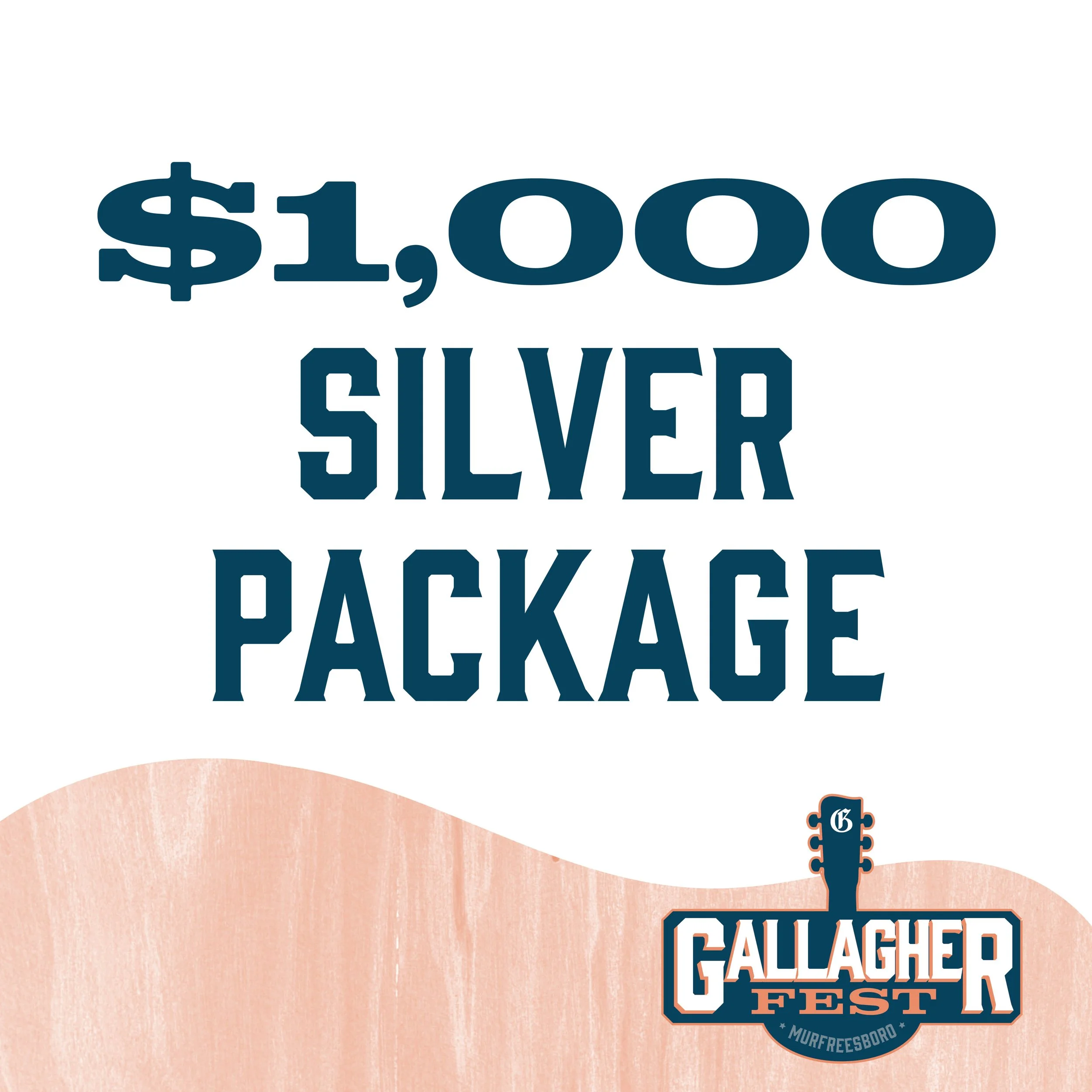 $1000 Silver Sponsor Package