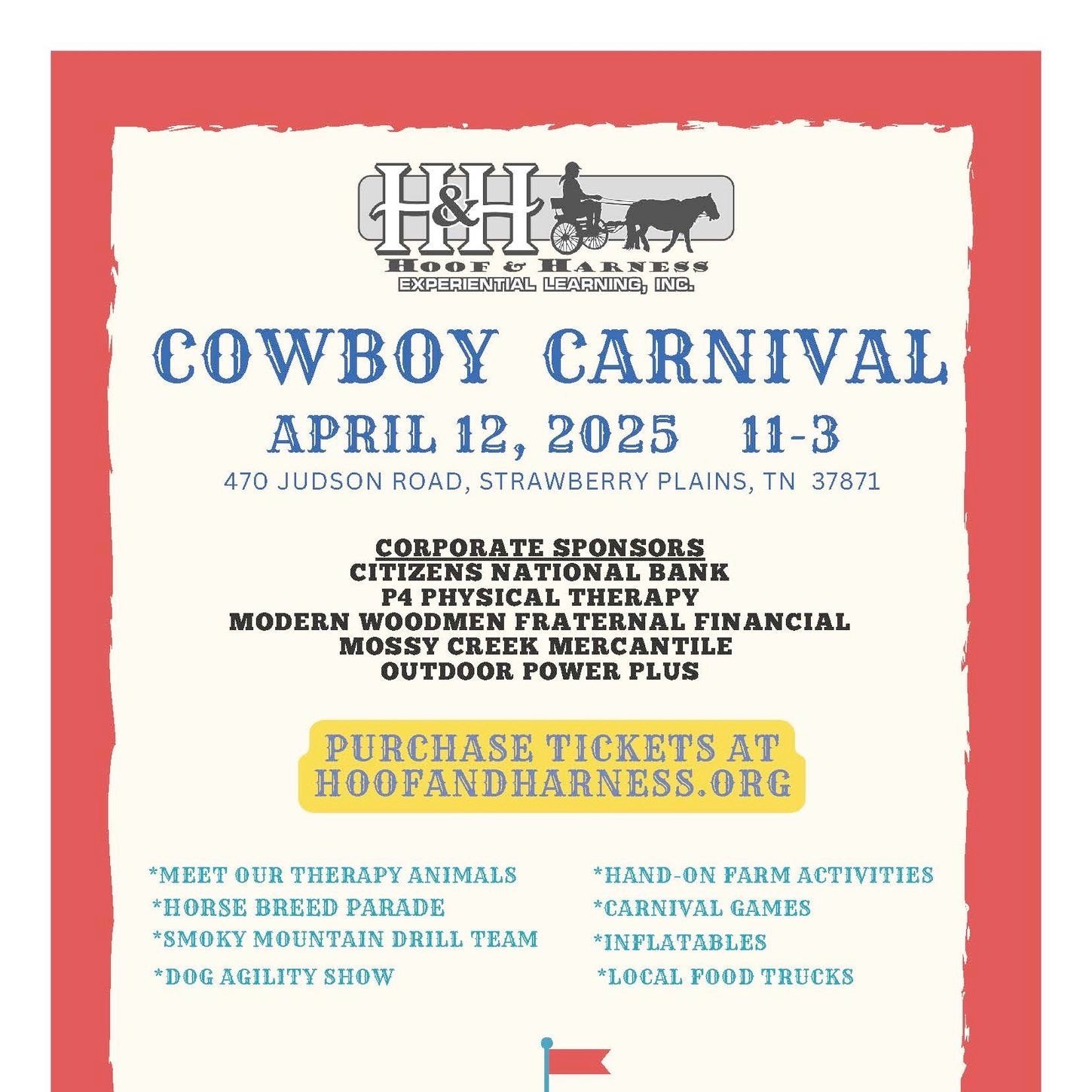 Cowboy Carnival Fundraiser by Hoof & Harness