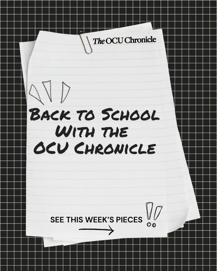 Head into the school year with The OCU
Chronicle! From campus voices to global thought leaders, here’s a round-up of recent pieces you won’t want to miss💬 Click the link in our bio to read and subscribe! 
#ourcampusunited #theocuchronic