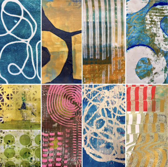 Exploring the Gel Plate - Saturday, September 26