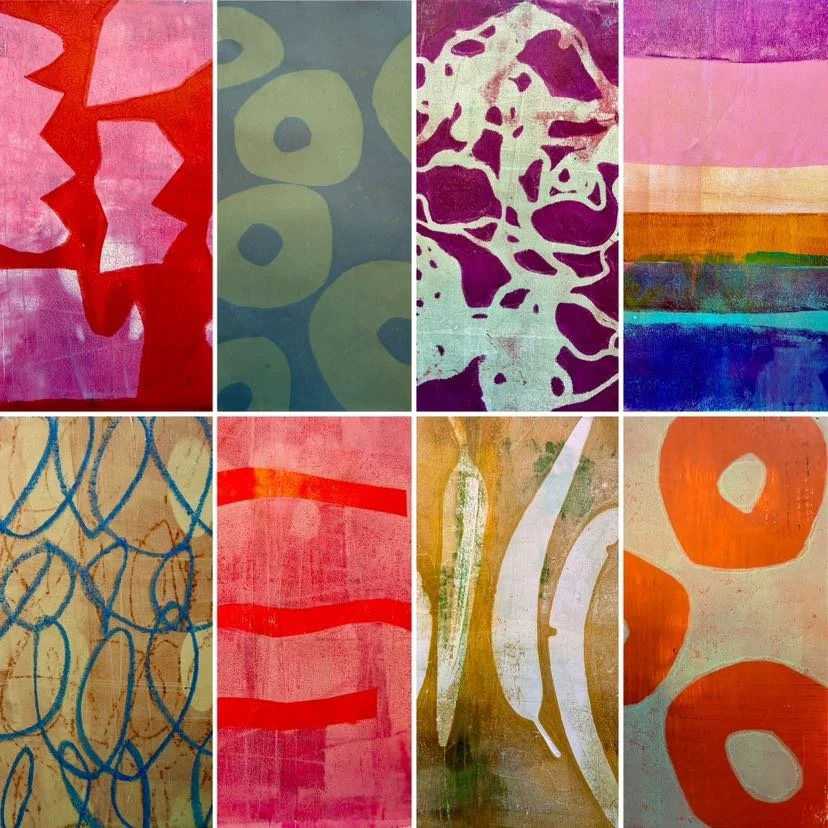 Exploring the Gel Plate - Saturday, October 31