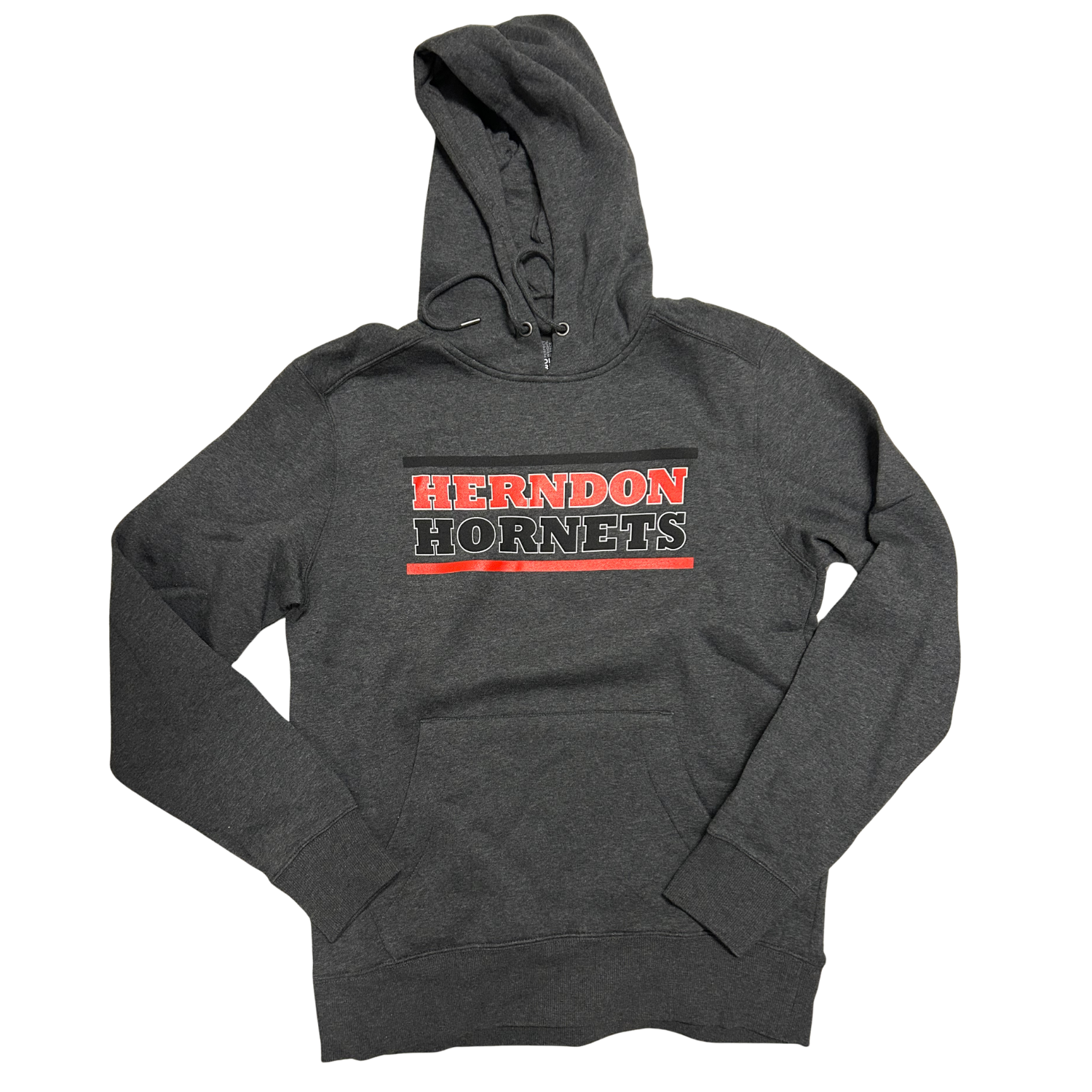Herndon Hornets Hoodie - two shades of grey