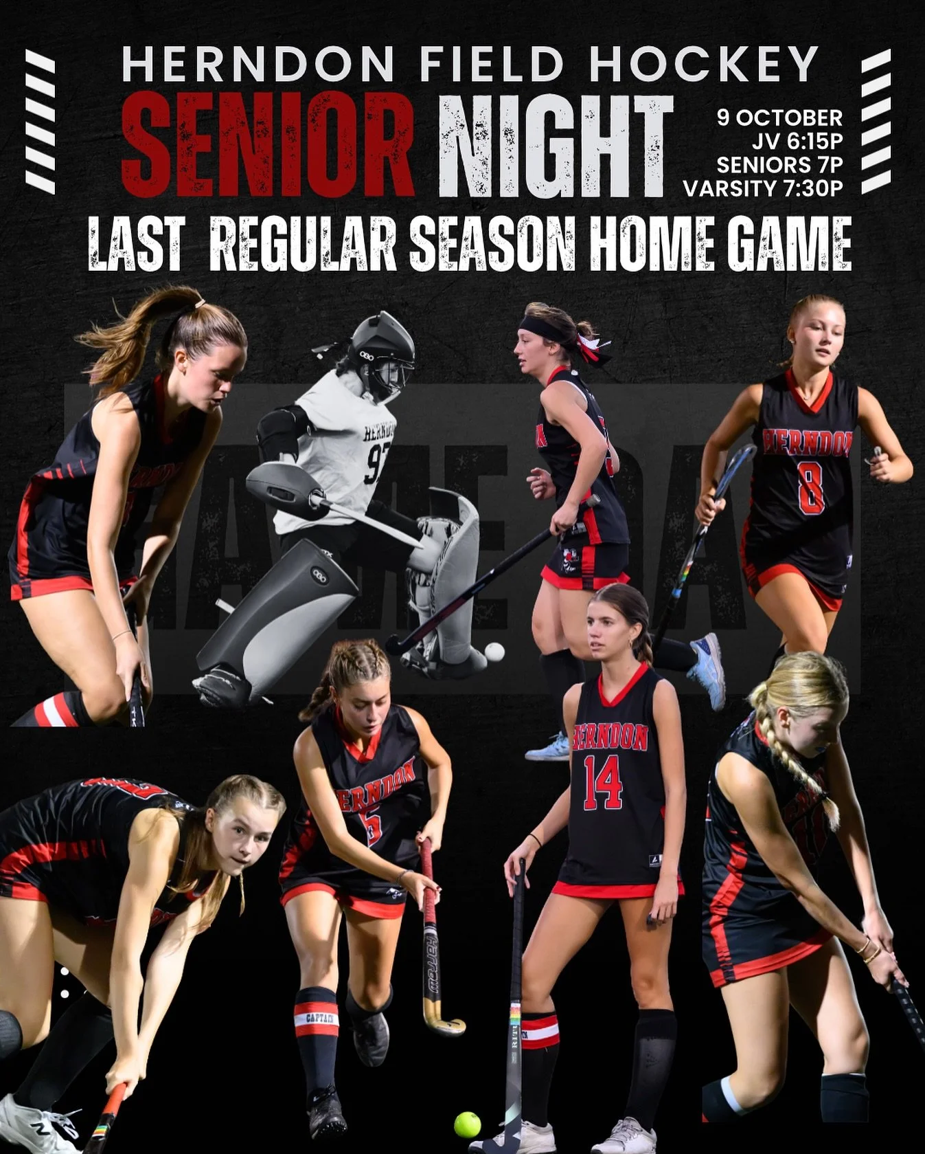 SENIOR NIGHT 🏑&hearts;️🖤 &amp; final regular season game TONIGHT. Hornets v Wash-Liberty at the NEST! Come support and cheer LOUDLY‼️‼️‼️

#classof2026
#lockin 
#gohornets