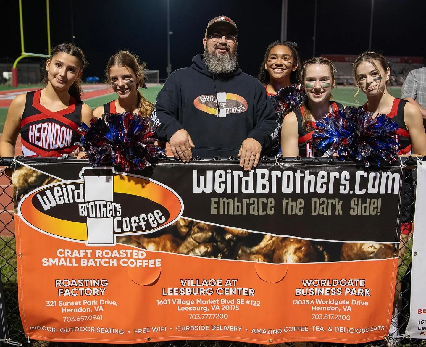 ☕❤️ Thank you to Weird Brothers Coffee! ❤️☕
We&rsquo;re proud to have Weird Brothers Coffee as a Premier Sponsor again this season! Their continued support helps fuel our athletes and the entire Hornet community. 🐝
Next time you need a caffeine boos