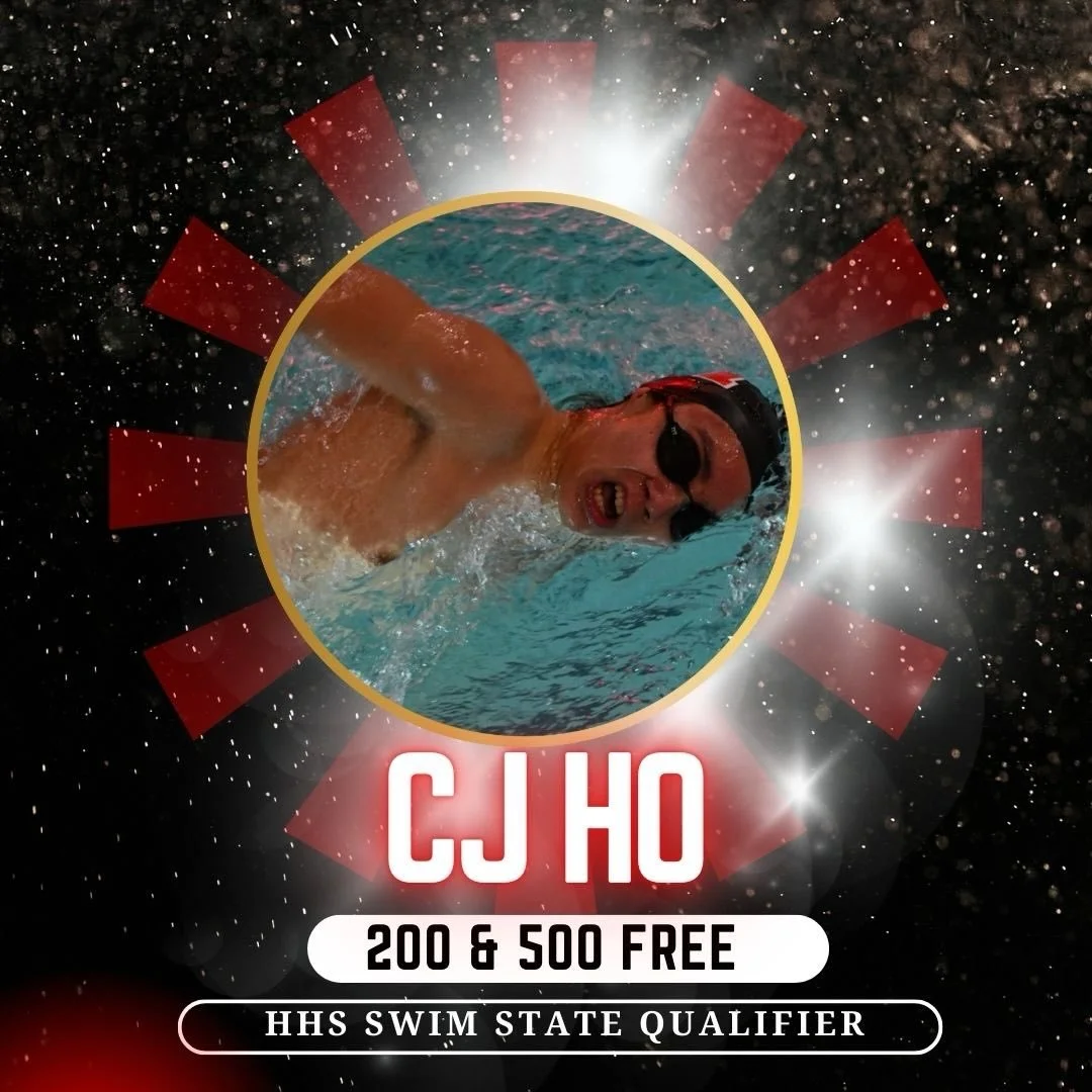 SWIM STATE QUALIFIERS 👏

Congrats to our swimmers representing Herndon at States on February 21st!

Eric Speer - 100 Breast
CJ Ho - 200 and 500 Free