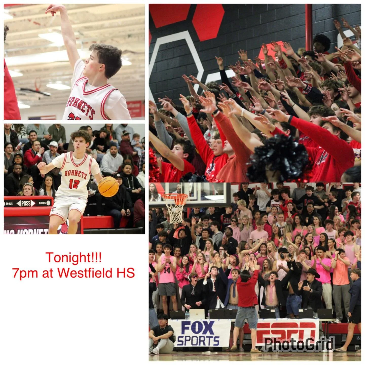 🐝🔥 IT&rsquo;S GAME DAY, HORNET NATION! 🔥🐝

Tonight, our Varsity Boys Basketball Team takes the court against Westfield High School in the Regional Playoffs &mdash; and this one means a little extra.

It&rsquo;s been NINE seasons since the Hornets