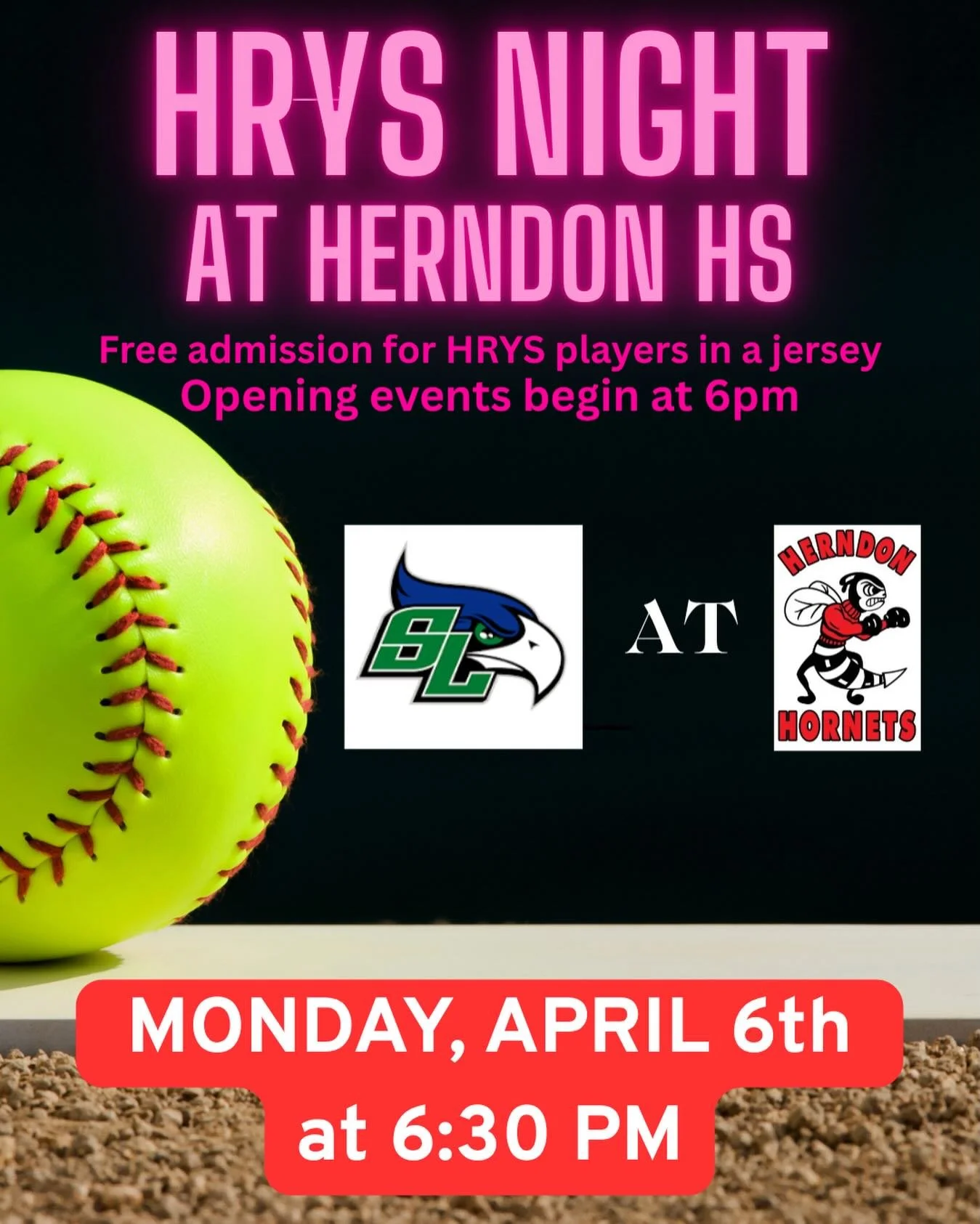Come support HHS Softball as they go up against SLakes!