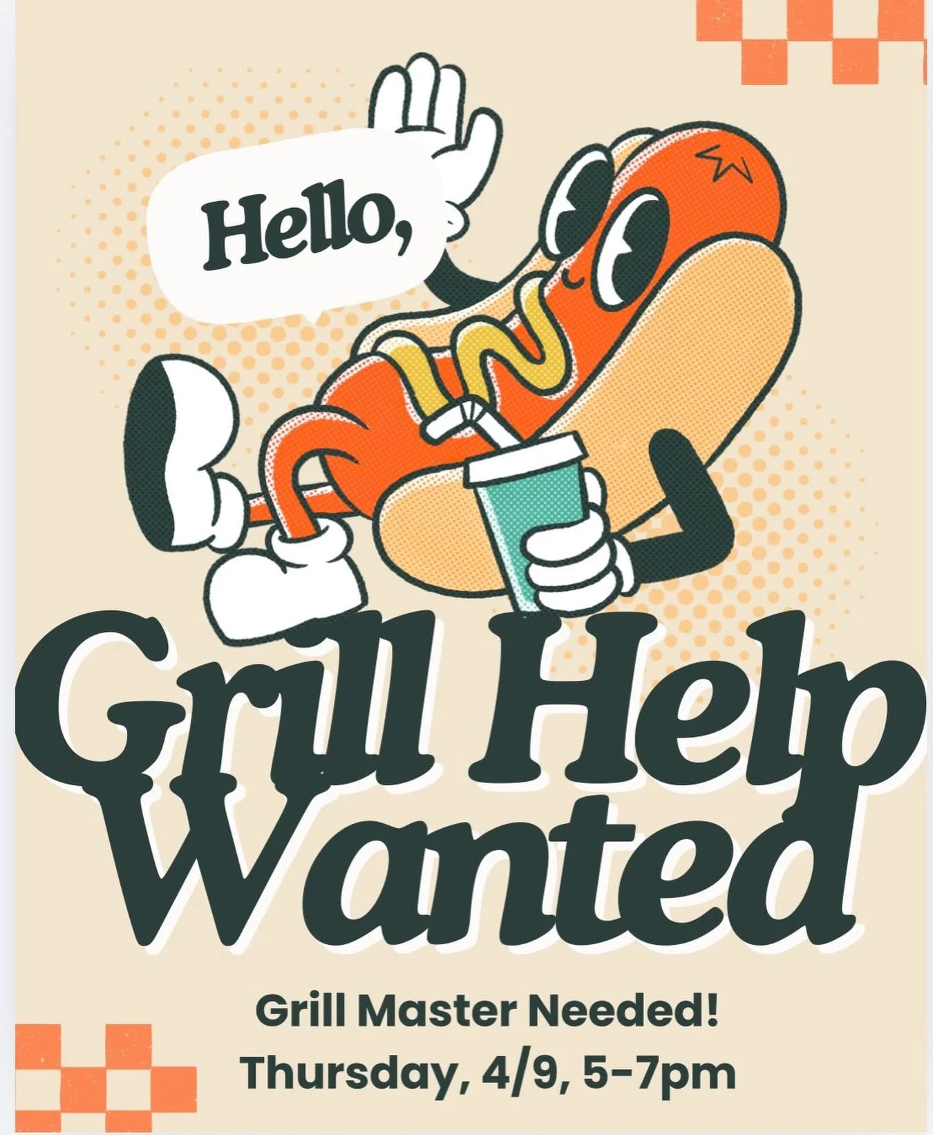 🔥 Grill Master Needed! 🔥

We&rsquo;re looking for a volunteer to fire up the grill this Thursday, April 9 from 5&ndash;7 PM for our Varsity Baseball &amp; Soccer teams! 🍔🌭

Come out, have some fun, and help serve up hamburgers and hot dogs for ou