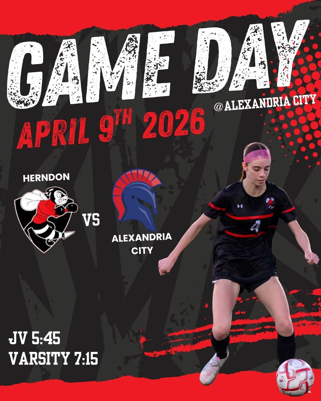 Girls Soccer is on the road tonight at Alexandria City.  Come out and cheer them on! ⚽
