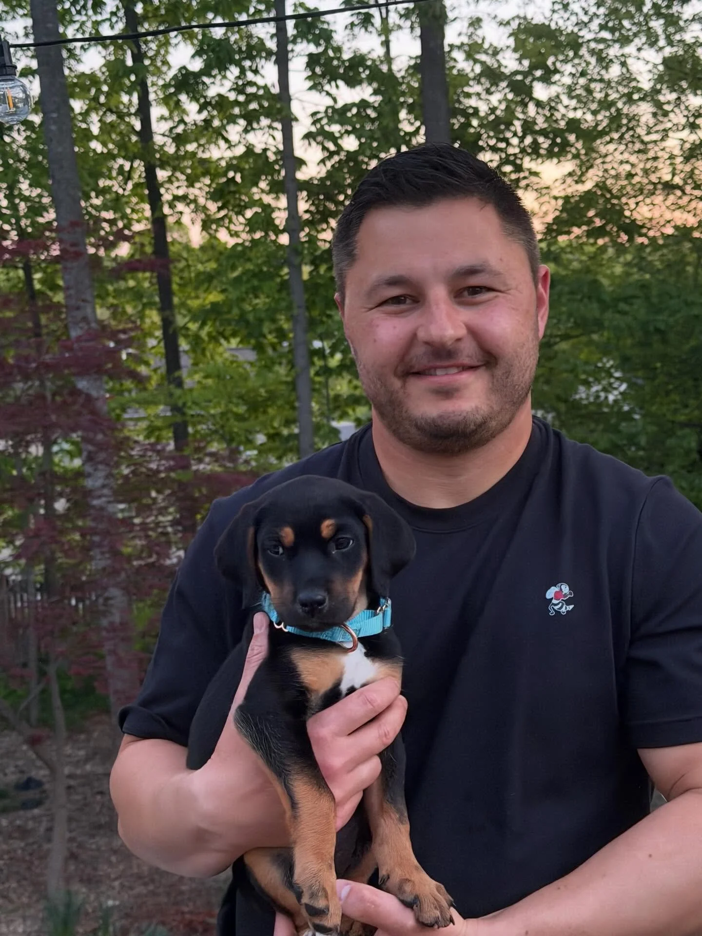 🐾 Meet Henley! 🐾

Our Head Football Coach, Coach Shaker, is currently fostering this adorable pup, and we&rsquo;re hoping to find her a forever home right here in our Hornet family ❤️🖤

Henley (shelter name Danish Hen) is an 8-week-old shepherd mi