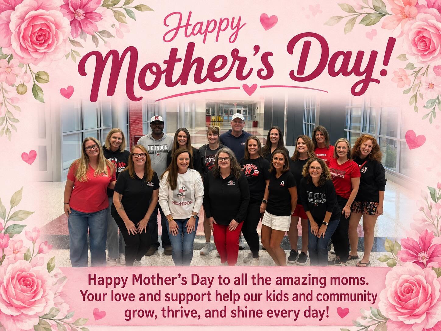 Happy Mother&rsquo;s Day to all the incredible moms in our Herndon community! ❤️

Thank you for the endless rides, sideline cheers, team dinners, volunteer hours, encouragement, support, and love you pour into our kids every single day. Your dedicati