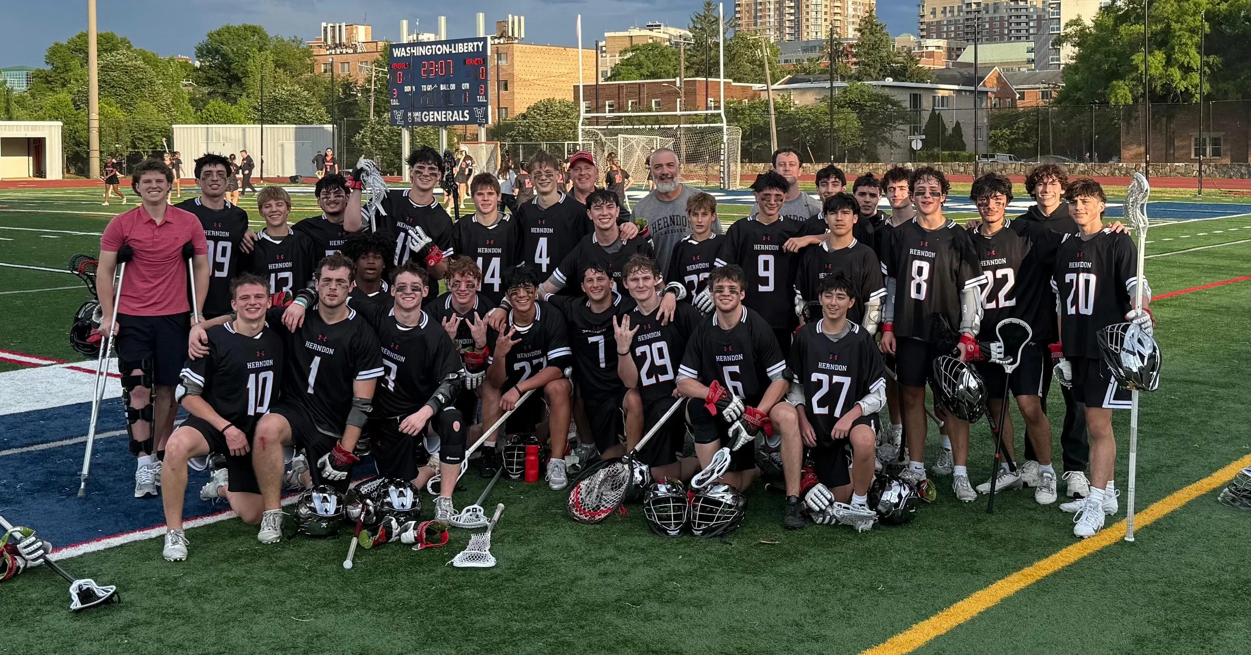 🏆 Congratulations to the Herndon Boys Lacrosse team on an incredible 11-7 win over W&amp;L tonight! The Hornets battled hard and came away with a huge victory.

Next up: Yorktown this Friday at Yorktown, followed by the start of Regionals on Friday,