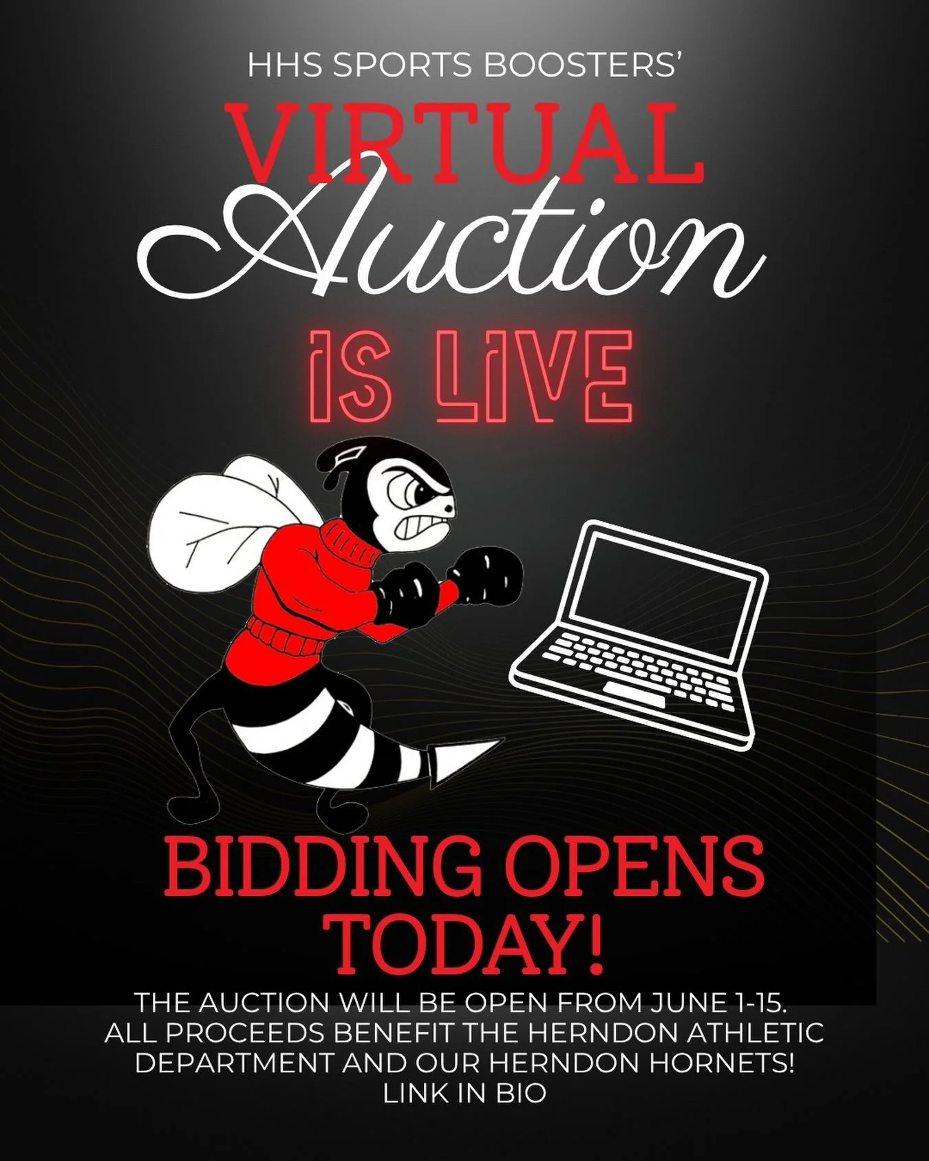 🚨 BIDDING IS OPEN! 🚨

The HHS Sports Boosters Virtual Auction is now live! 🖤❤️ Every bid supports Herndon athletics!

From sports tickets and golf outings to dining experiences, family fun, and unique getaways, there&rsquo;s something for everyone
