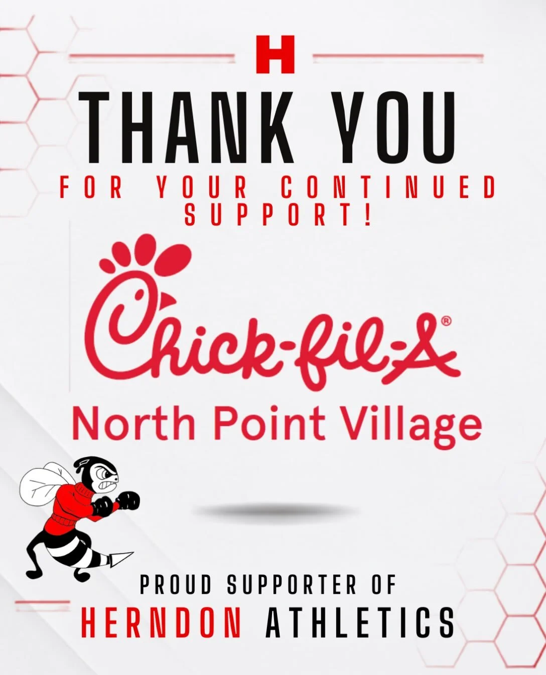 ⭐️ SPONSOR SPOTLIGHT ⭐️

Chick-fil-A Northpoint Village
&ldquo;We didn&rsquo;t invent the chicken, just the chicken sandwich.&rdquo;