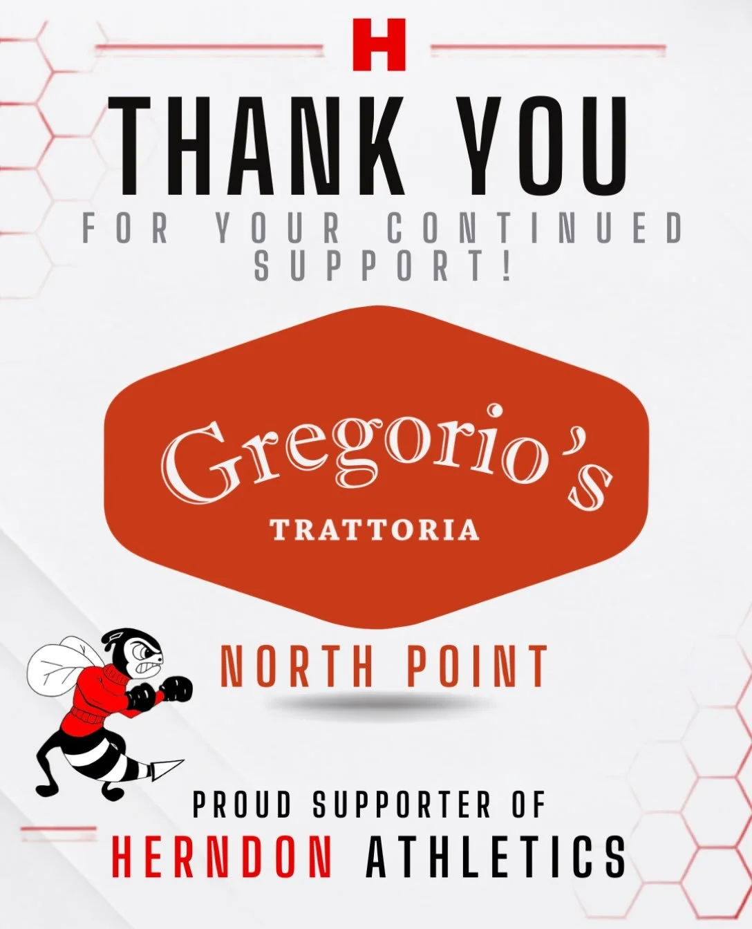 ⭐️ SPONSOR SPOTLIGHT ⭐️

Gregorio&rsquo;s Trattoria Northpoint
Experience Classic Italian Comfort with Fresh Ingredients and a Modern Twist