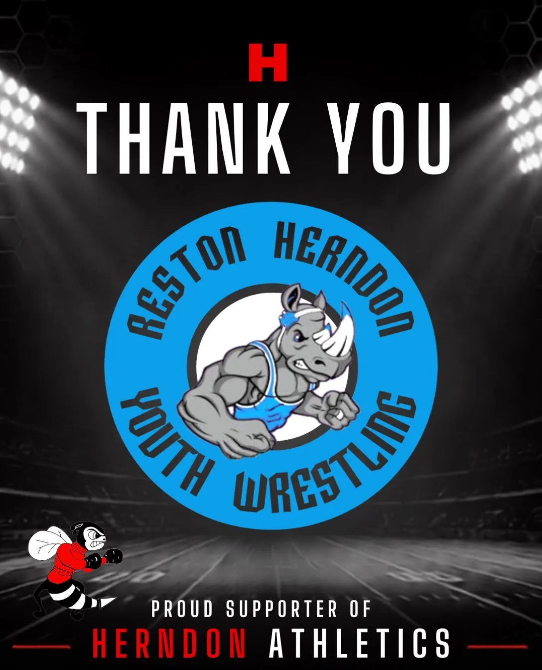 ⭐️ SPONSOR SPOTLIGHT ⭐️

Rhino Reston Herndon Youth Wrestling
Built Low. Driven Forward. Rhinos Wrestling. 
rhinoswrestling.org