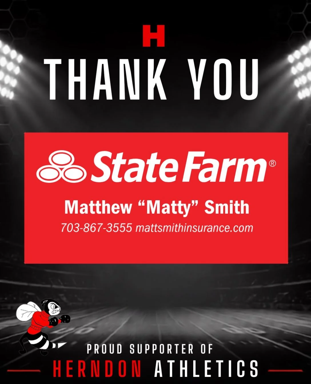 ⭐️ SPONSOR SPOTLIGHT ⭐️

State Farm - Matty Smith