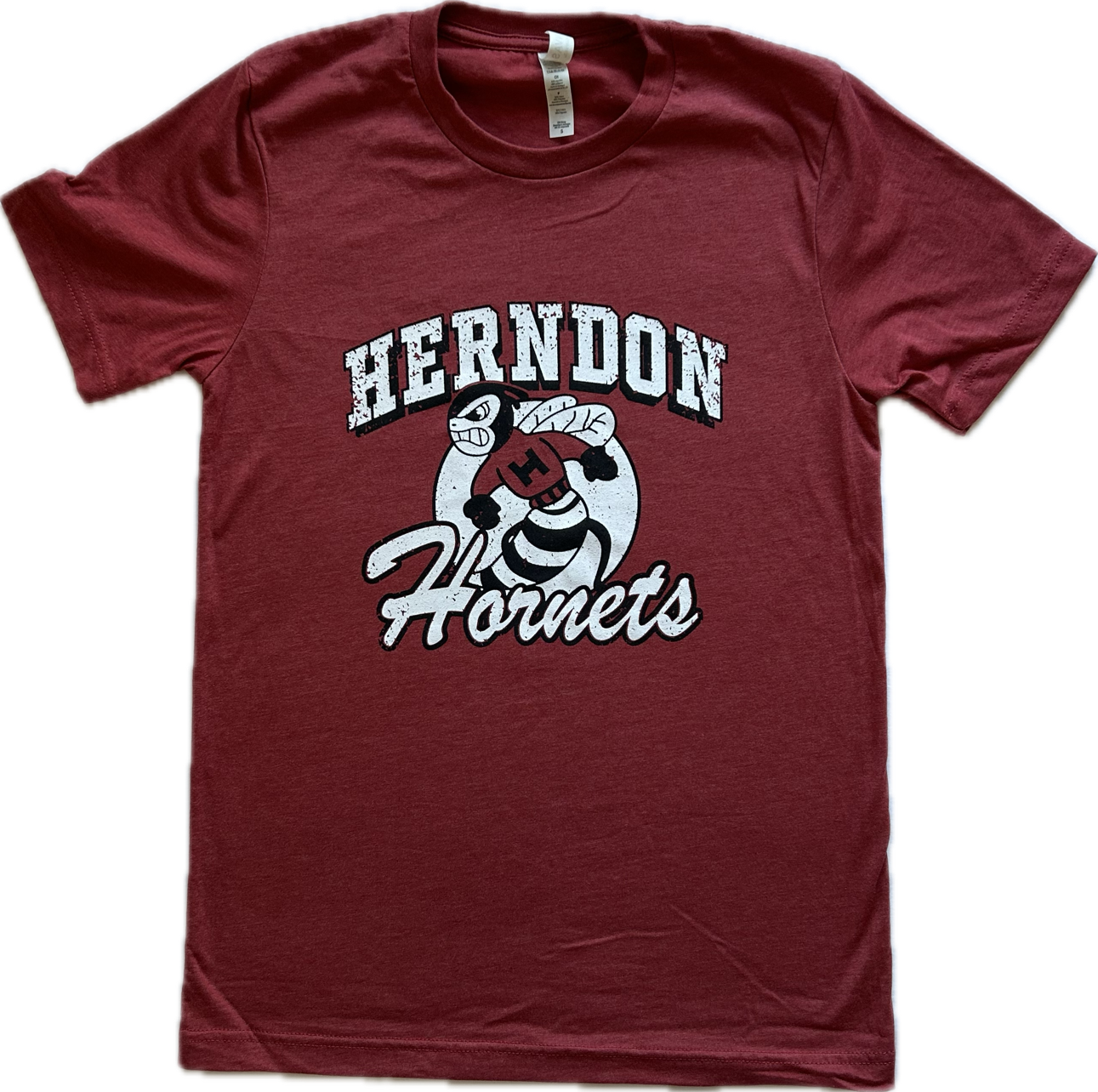 Classic Vintage-Style T-Shirt - Red