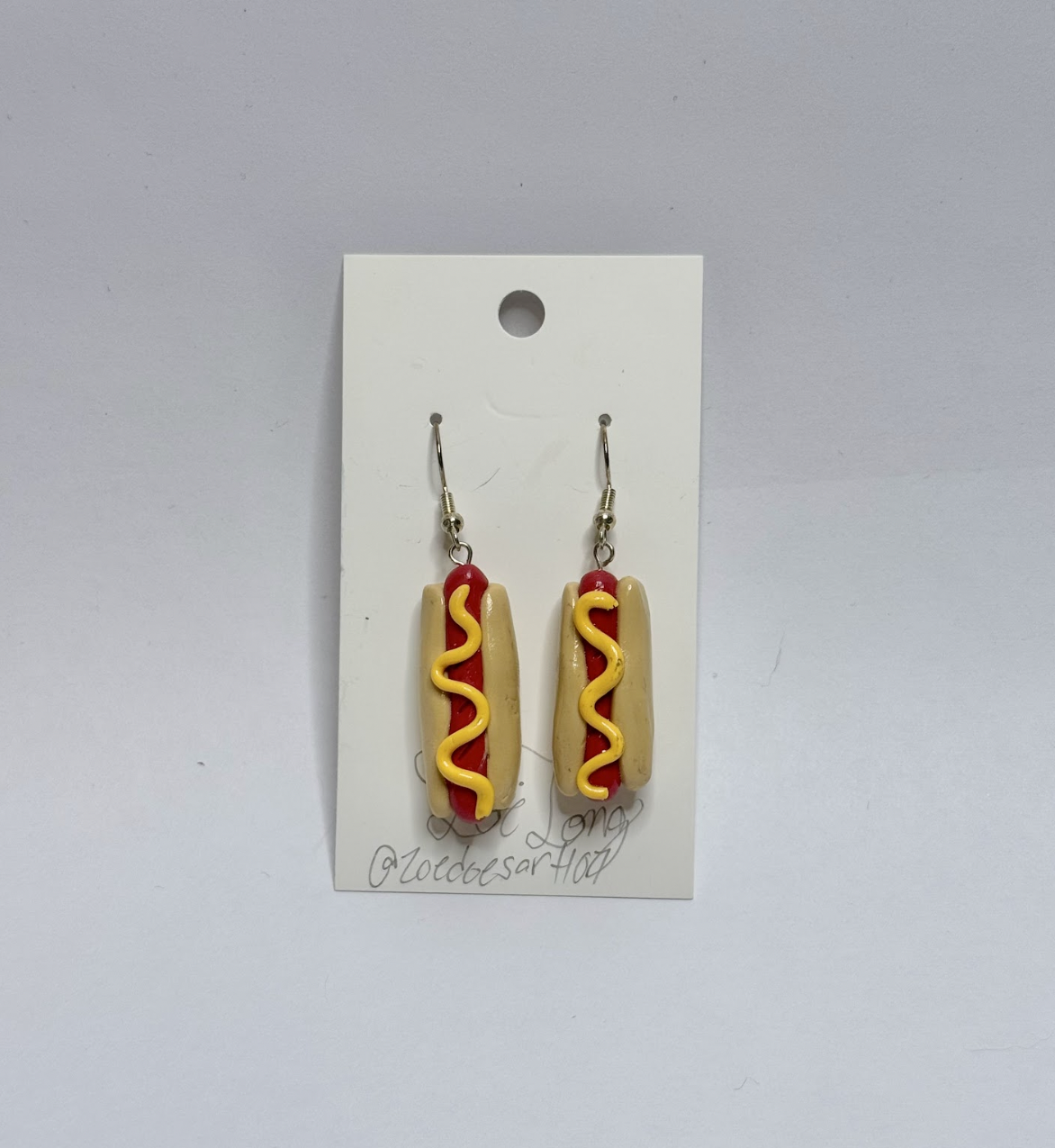 Hot Dog Earrings
