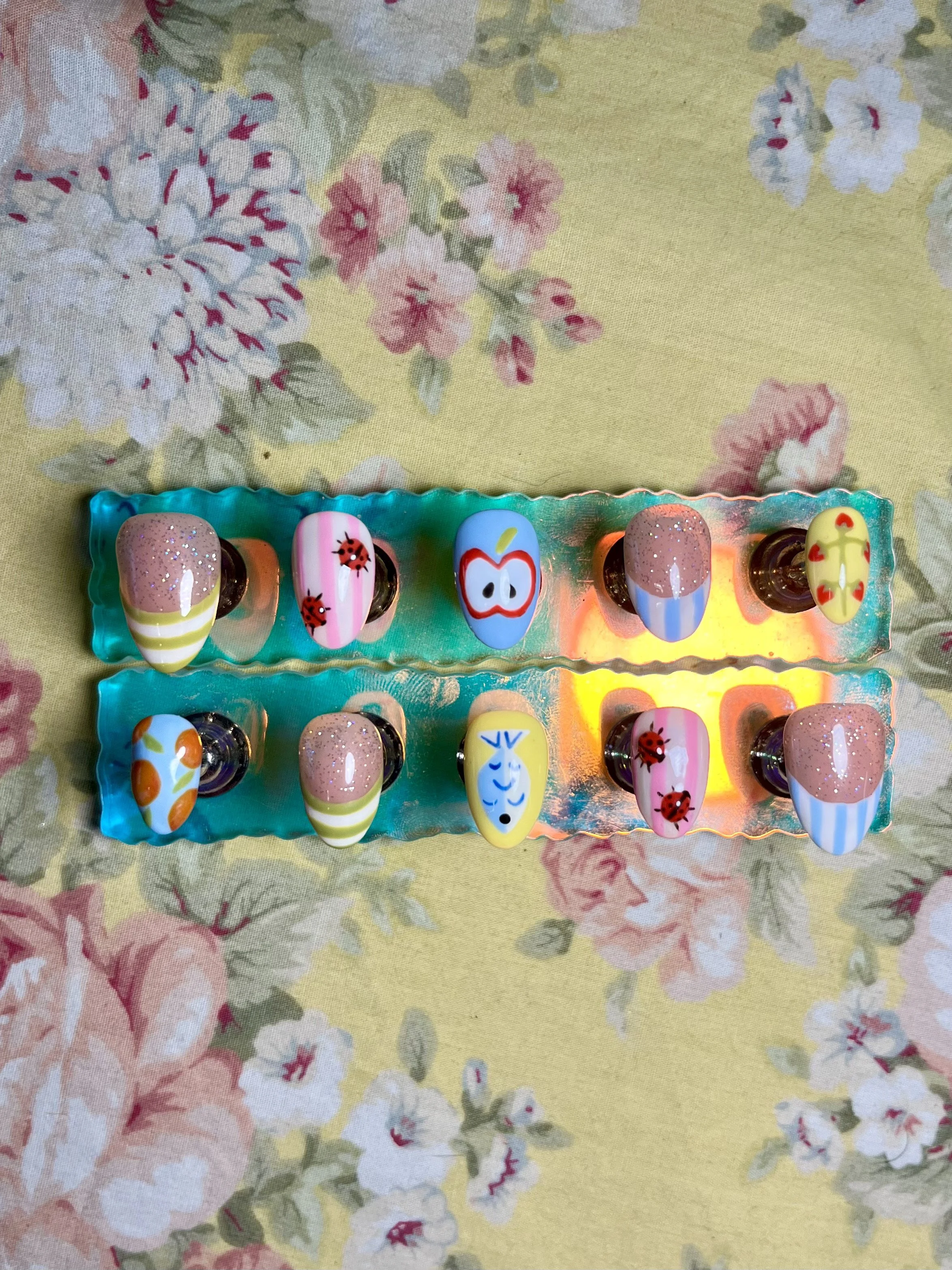 SPRING PICNIC NAIL SET