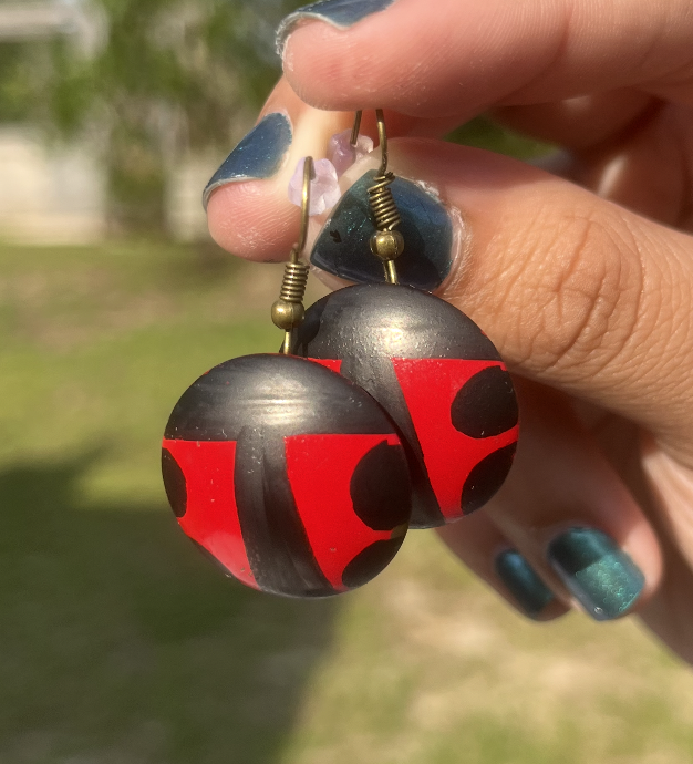 LadyBug Earrings