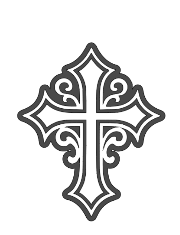 Cross Decal