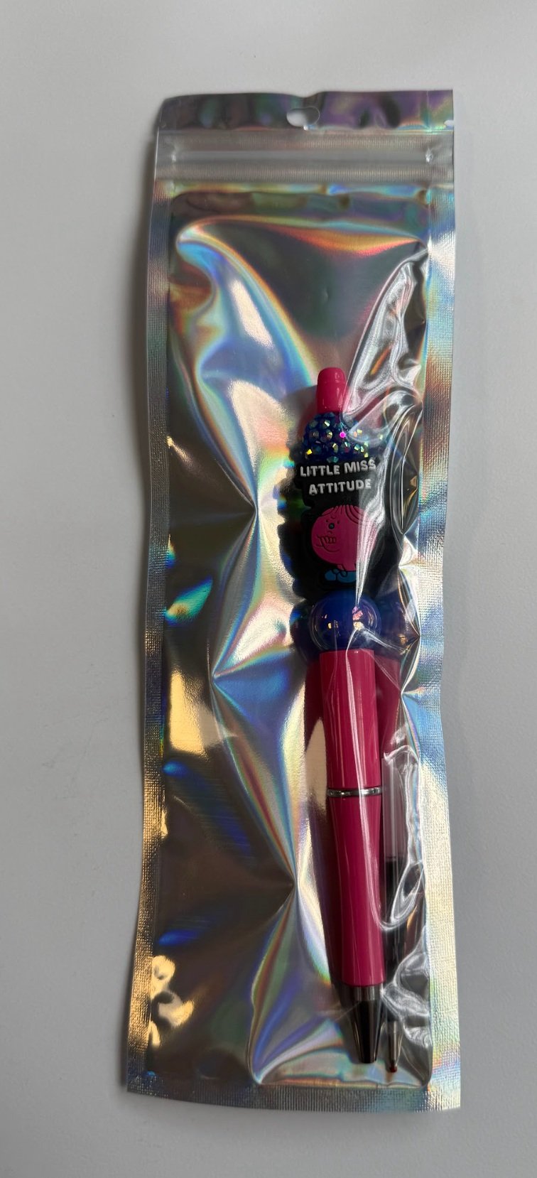 Miss Attitude Beaded Pen