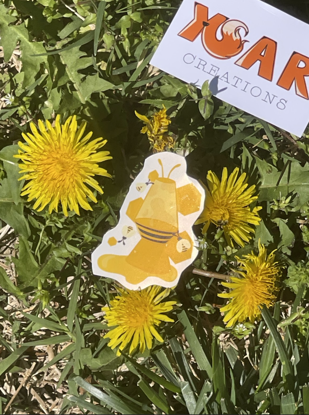 Bee Lava Lamp Sticker
