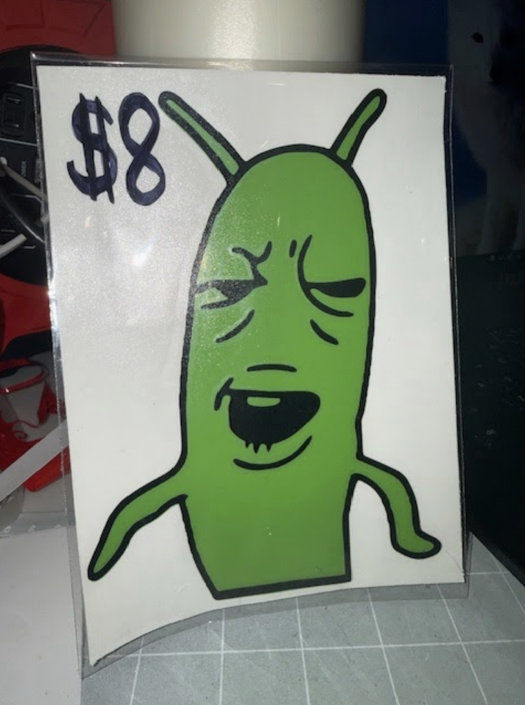 Plankton Ahahhhh Decal