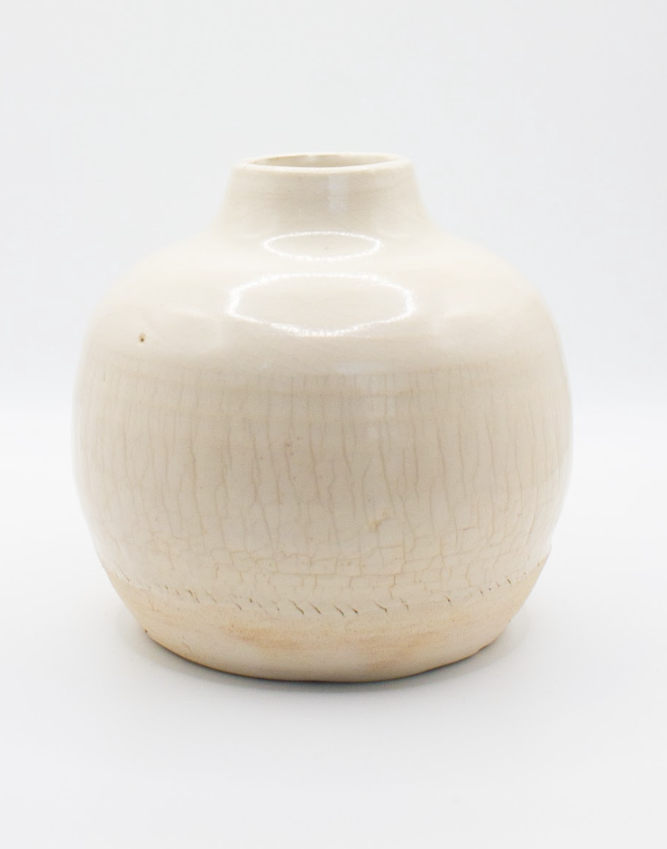 CRACKLED VASE