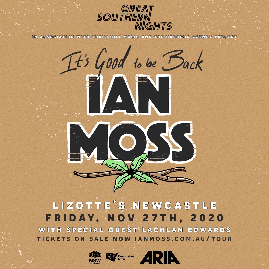 IAN MOSS - GREAT SOUTHERN NIGHTS AT LIZOTTES LIVESTREAM, 2020