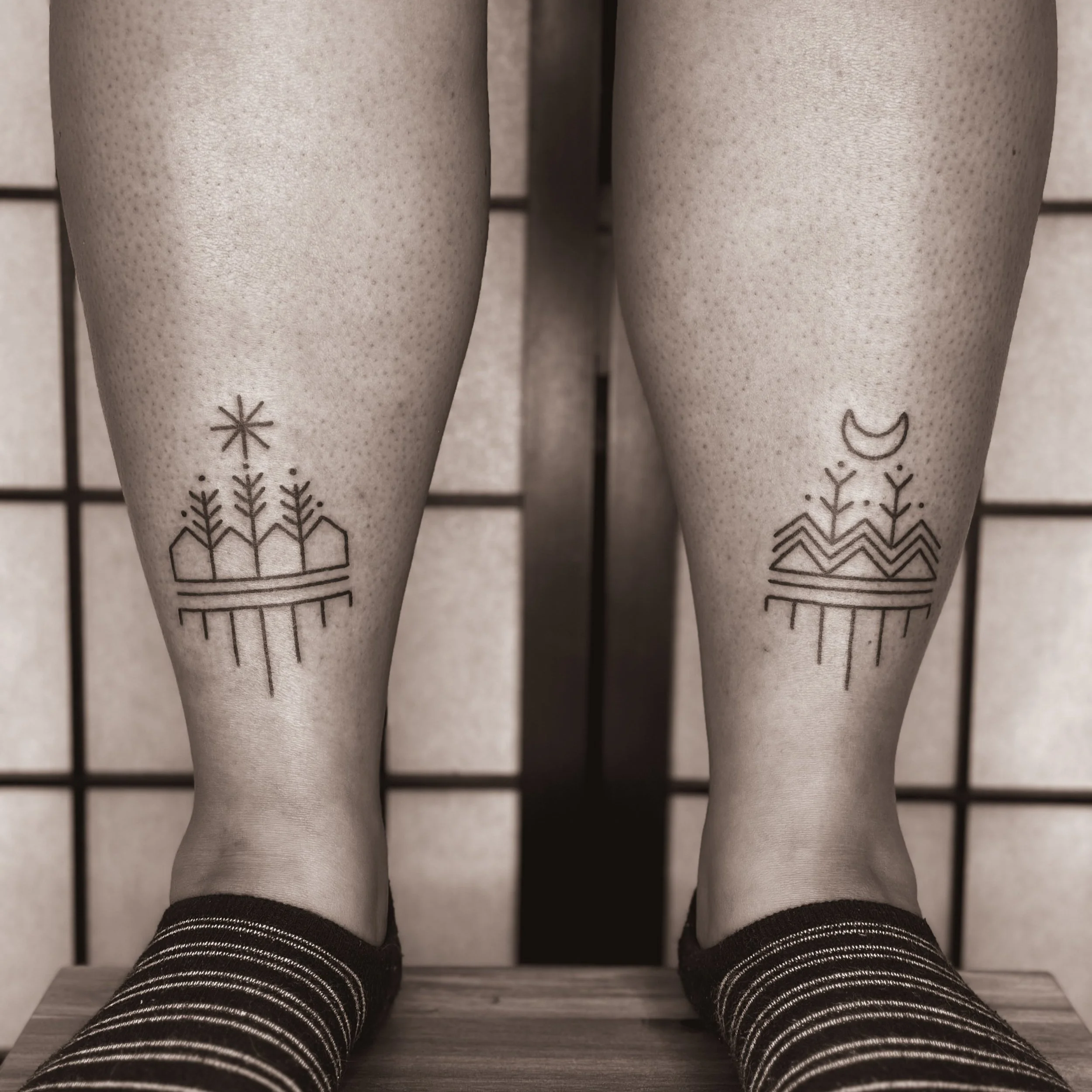 jurrah clarita handpoke contemporary filipino batek / batok / tatak sydney