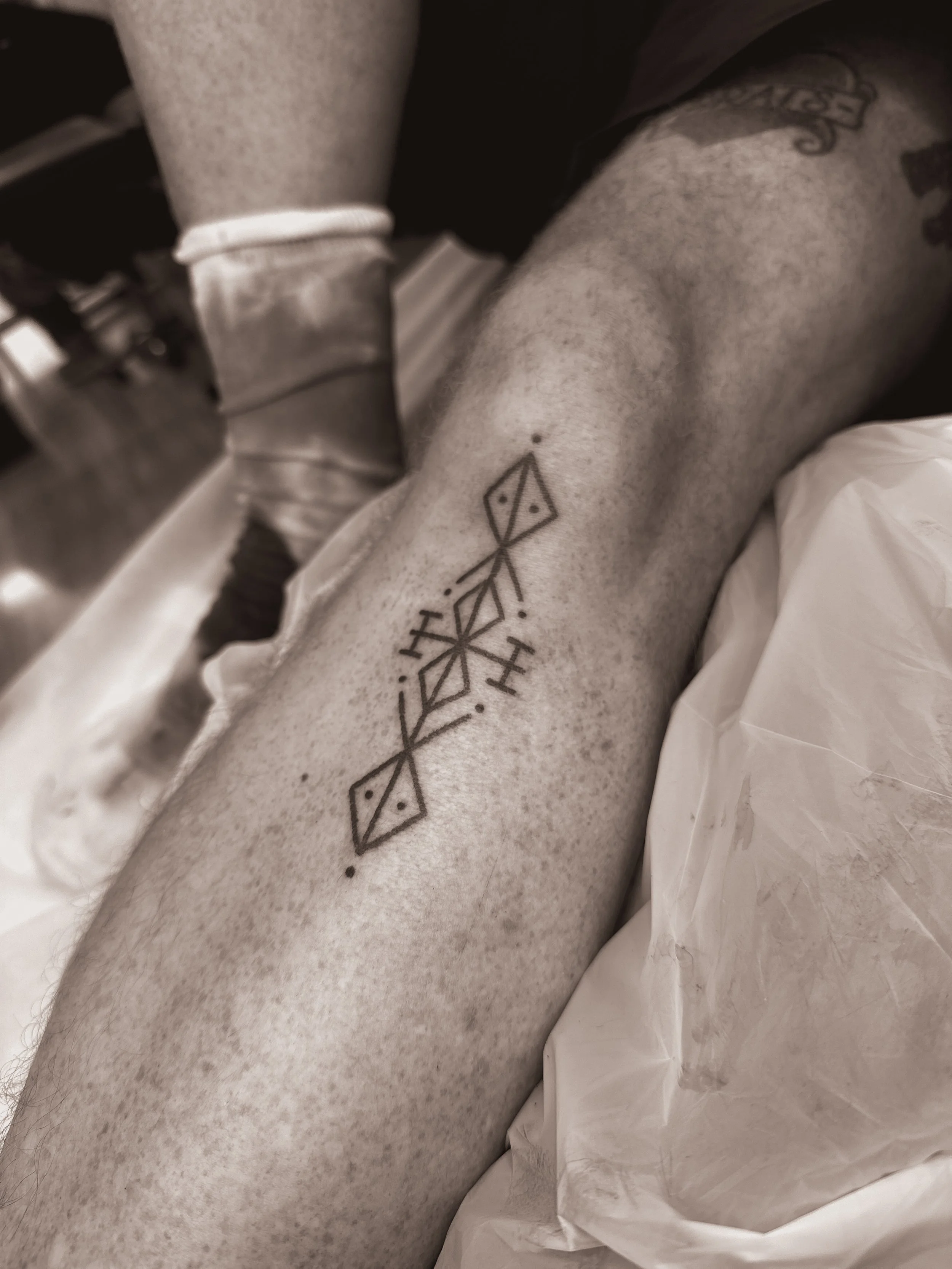 jurrah clarita handpoke tattoos sydney custom magick sigil