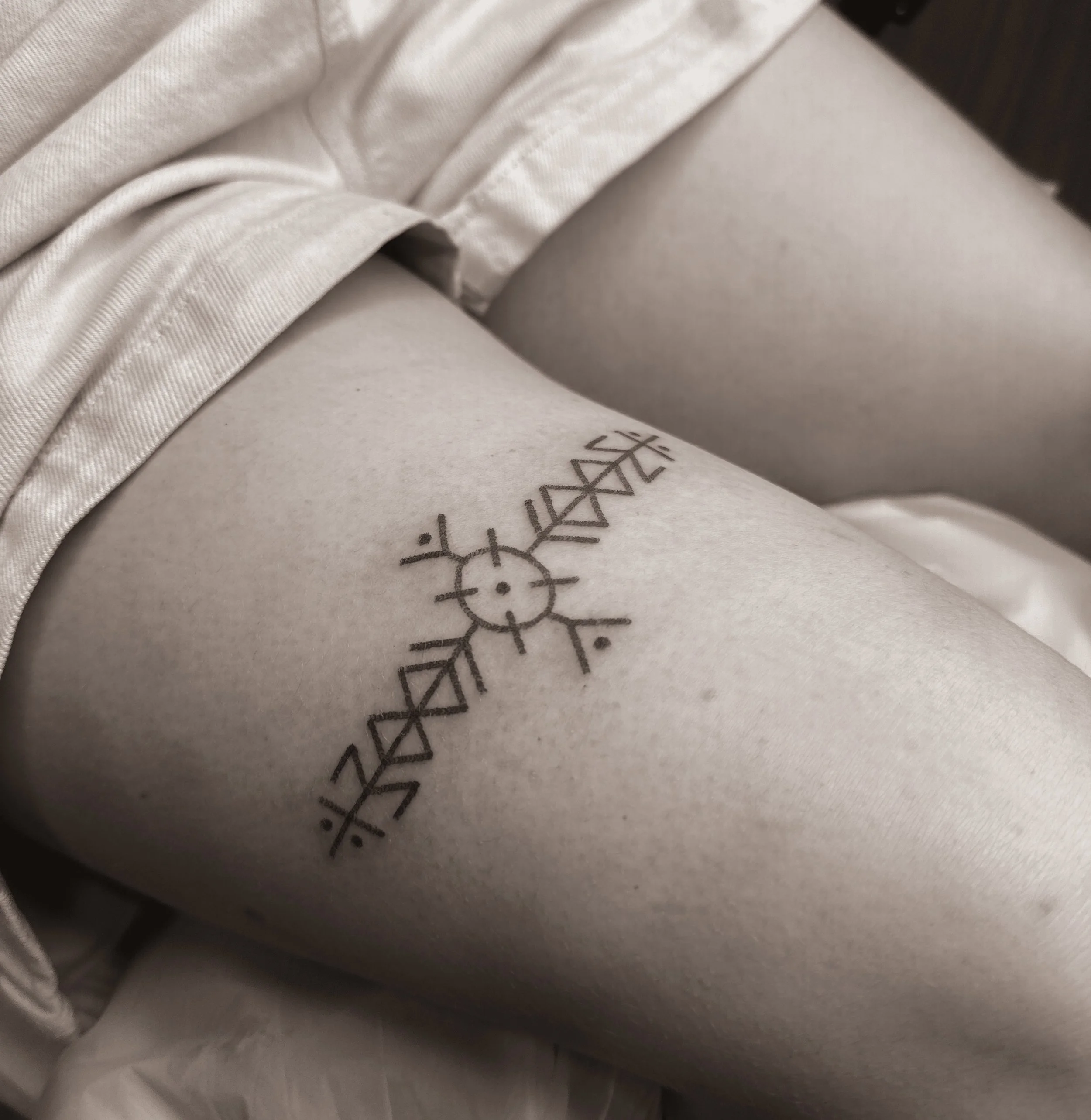 jurrah clarita handpoke tattoos sydney custom magick sigil