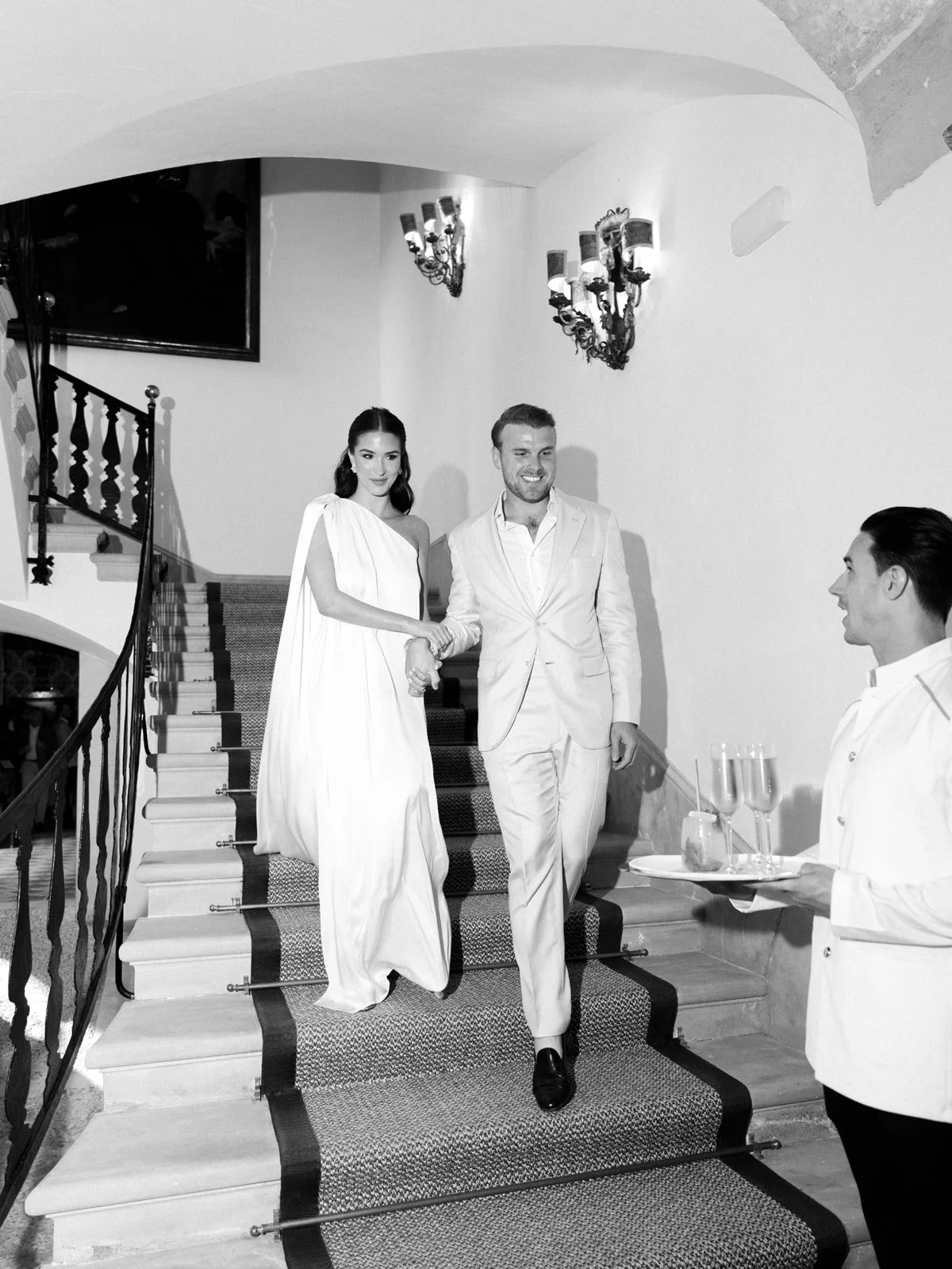 S&amp;B arrived at their welcome party to find guests who'd travelled from across the globe waiting to celebrate them. That first moment when everyone's together sets the tone for the entire weekend.

Venue: @grandhotelsonnet 
Photographer: @bottega5