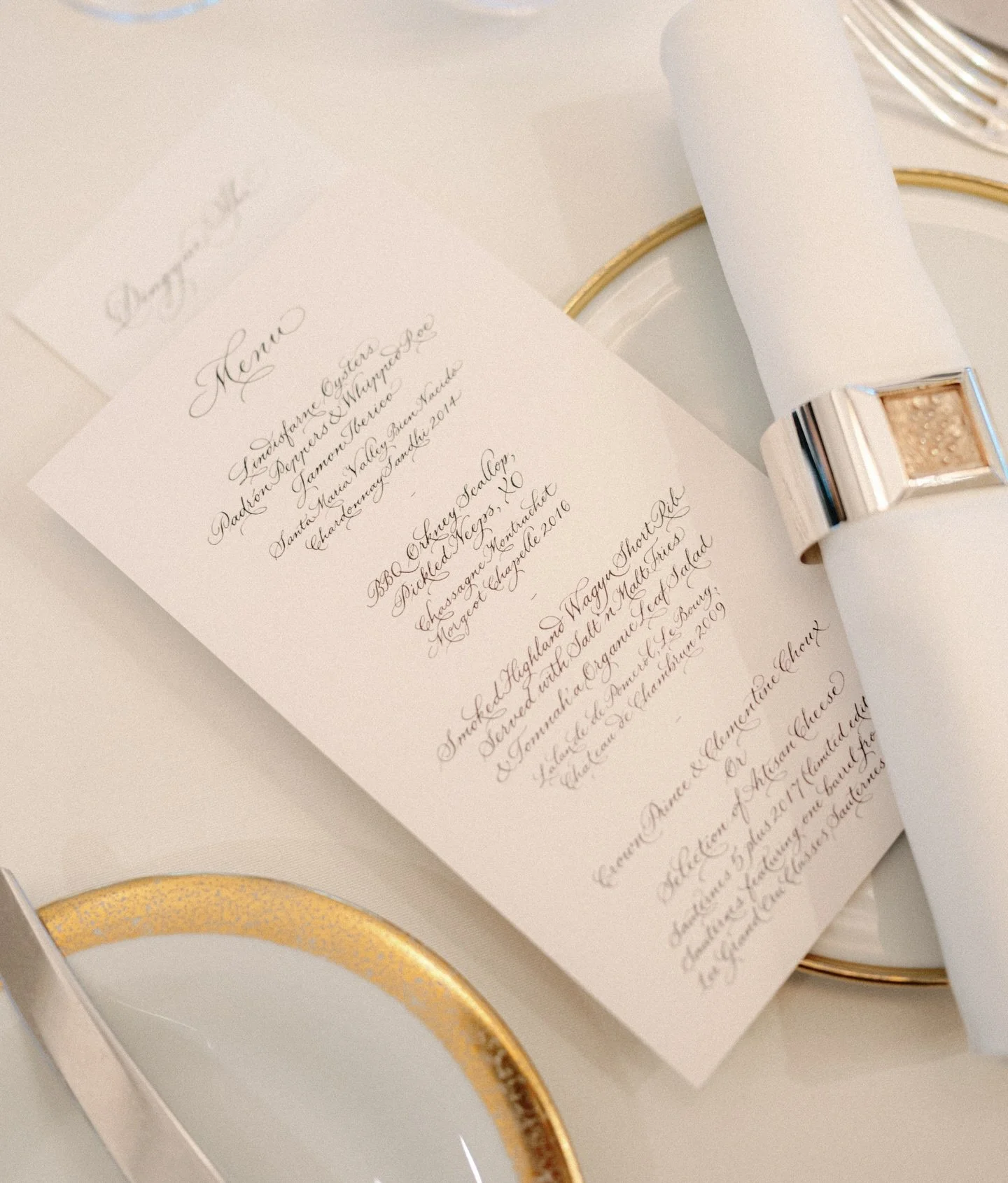 For Centurion in Scotland, lunch was served at Scotland&rsquo;s oldest working distillery, The Glenturret Distillery, in their two michilin starred restaurant. 

We opted for a paired back, elegant table with beautifully scribed menus by @lizziemcall