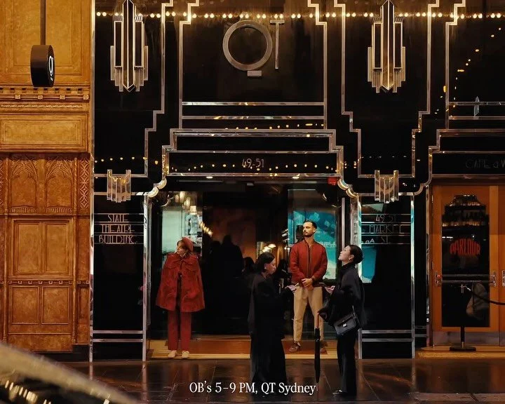 Signed off. Ob&rsquo;s 5-9pm QT Sydney

Creative Directed by: @openbook.studio 
Motion/directed by: @jamiespov @bojiewang 
Location: @qtsydneyhotel @qt_hotels