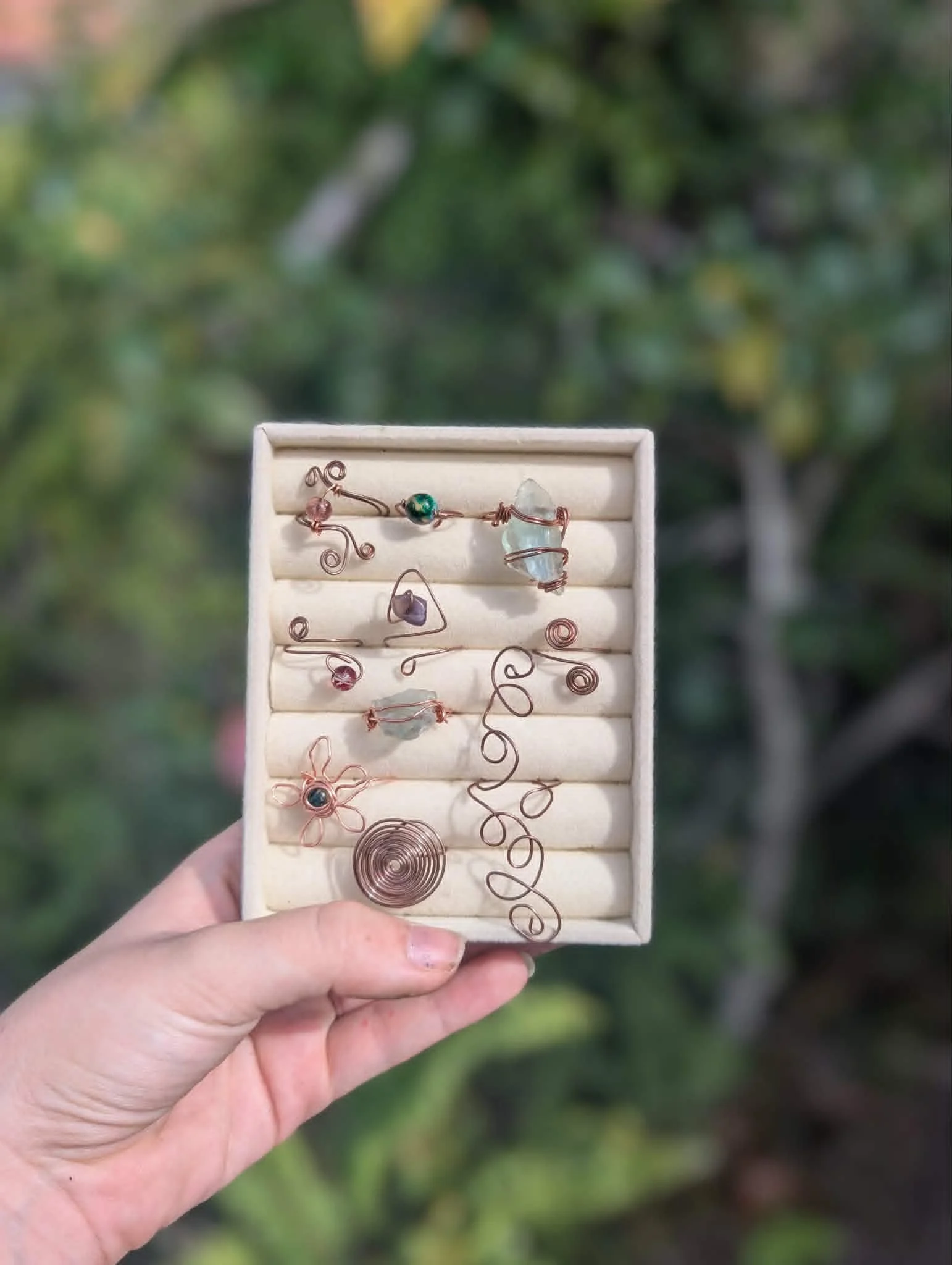 Copper Ring Bundle