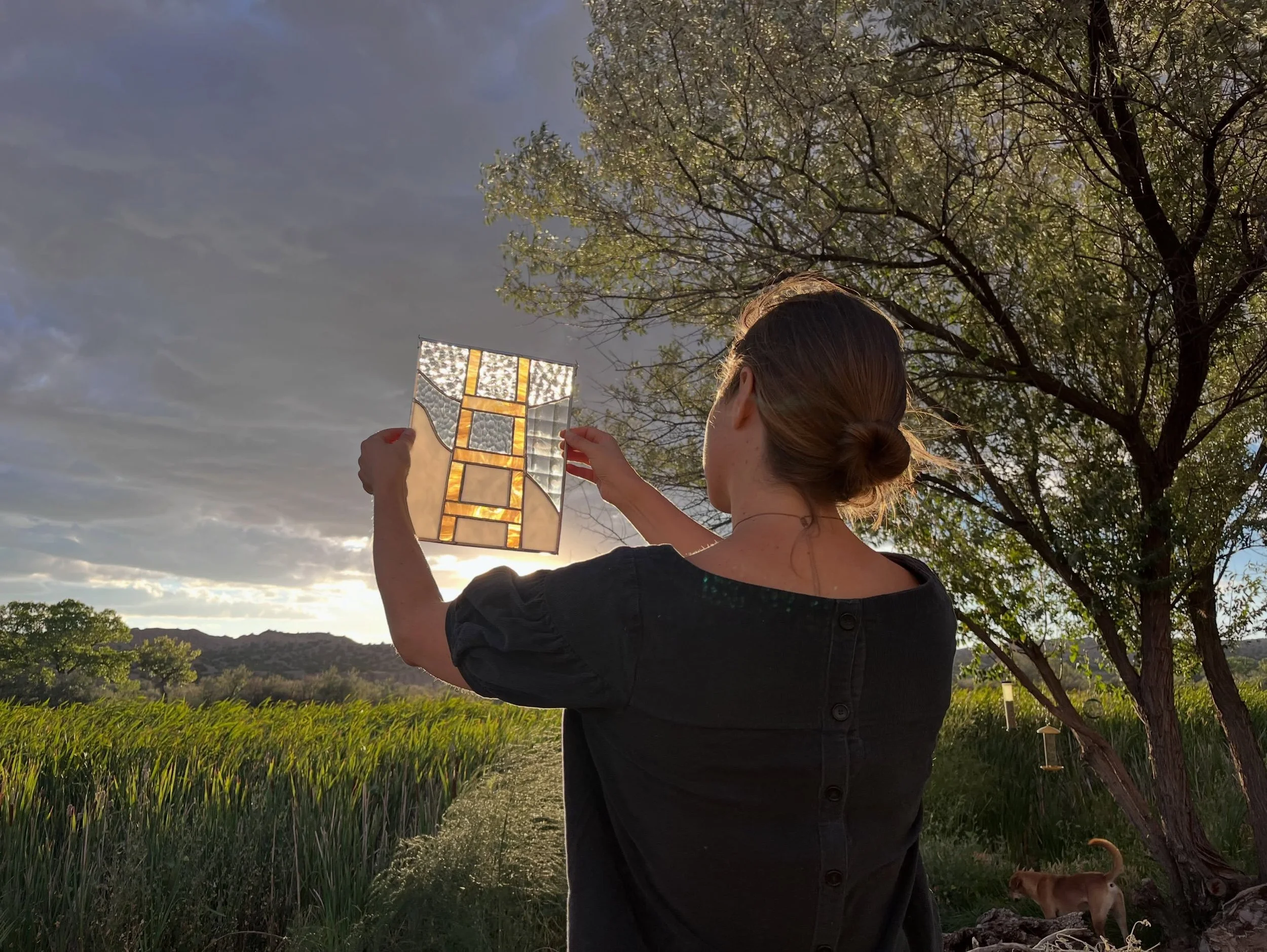 Sharing some highlights from the August stained-glass workshop with @abreininger &mdash; more dates added for 10/17, 10/18, 12/5 &amp; 12/6 (one day each) ⚡️SIGN UP BEFORE THEY FILL UP&hellip;spaces limited to 8 people per workshop. Link to register 