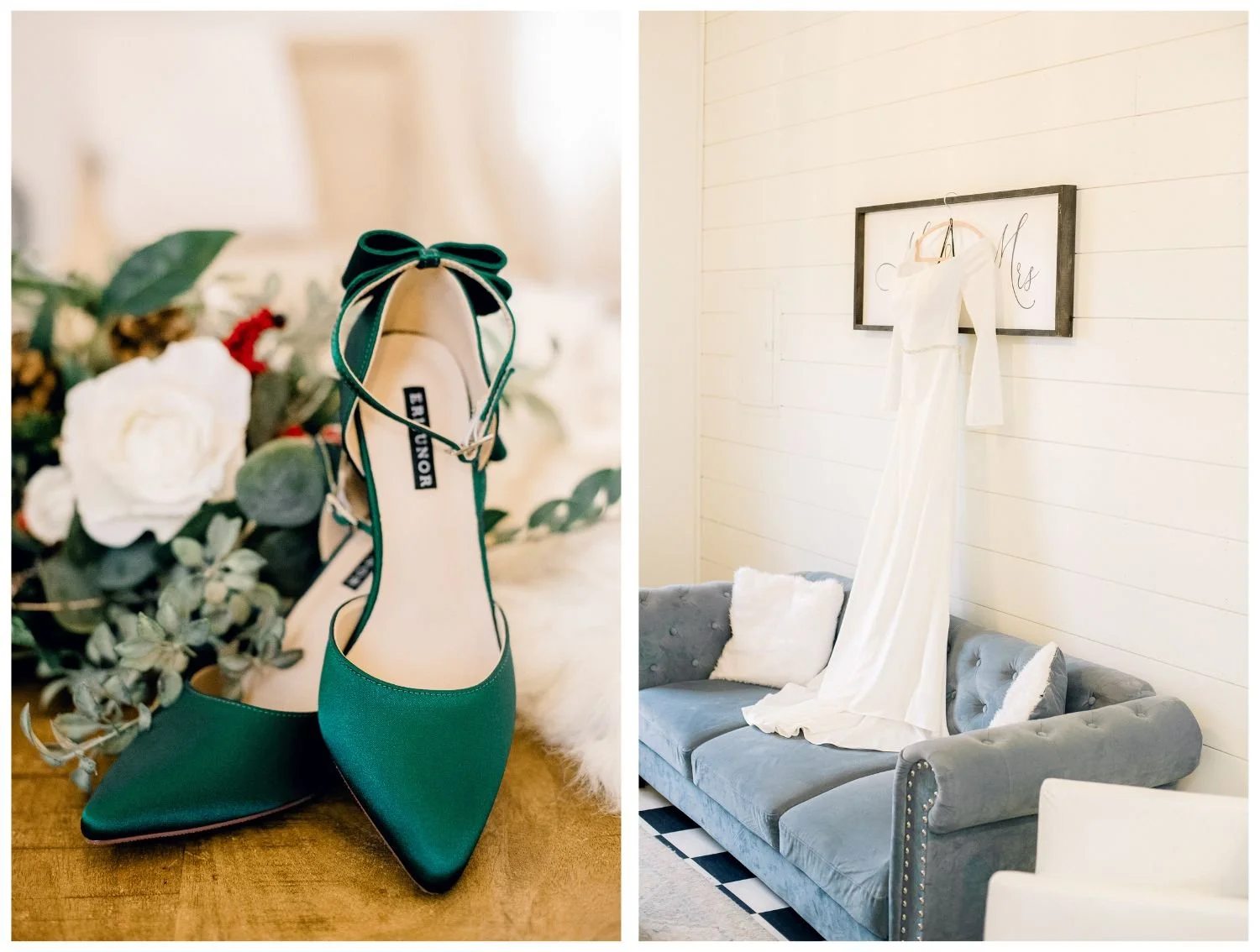 bridal details in bridal suite at della mae in lawrenceburg ky