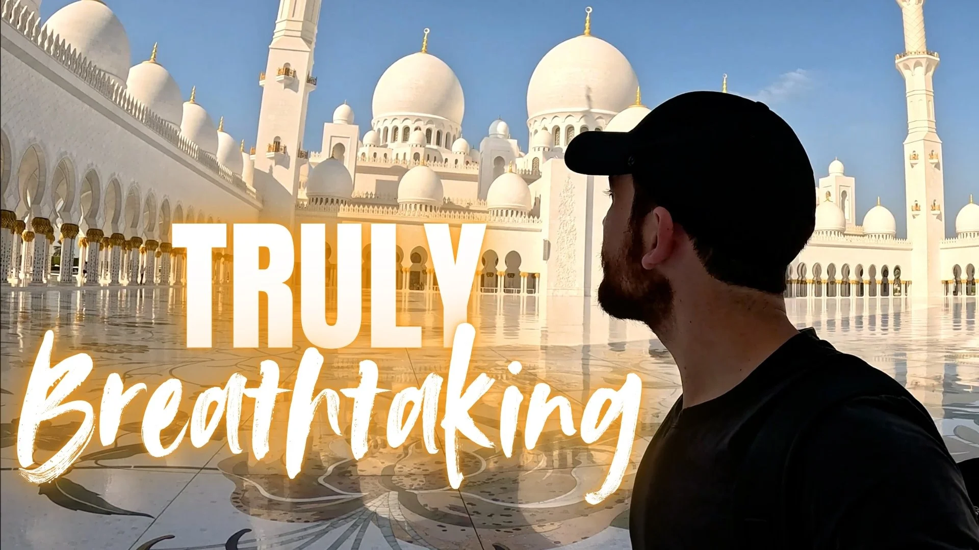 Nervous Christian at the Grand Mosque in Abu Dhabi