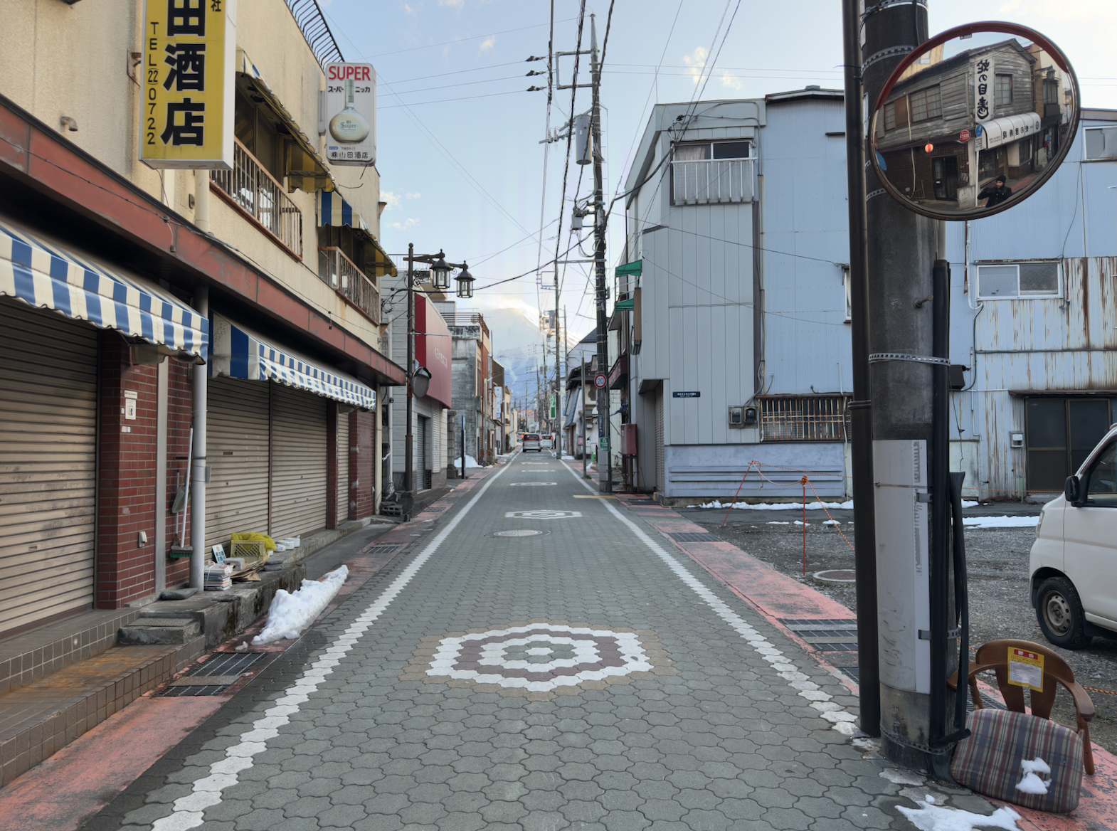 Honcho Street Mount Fuji