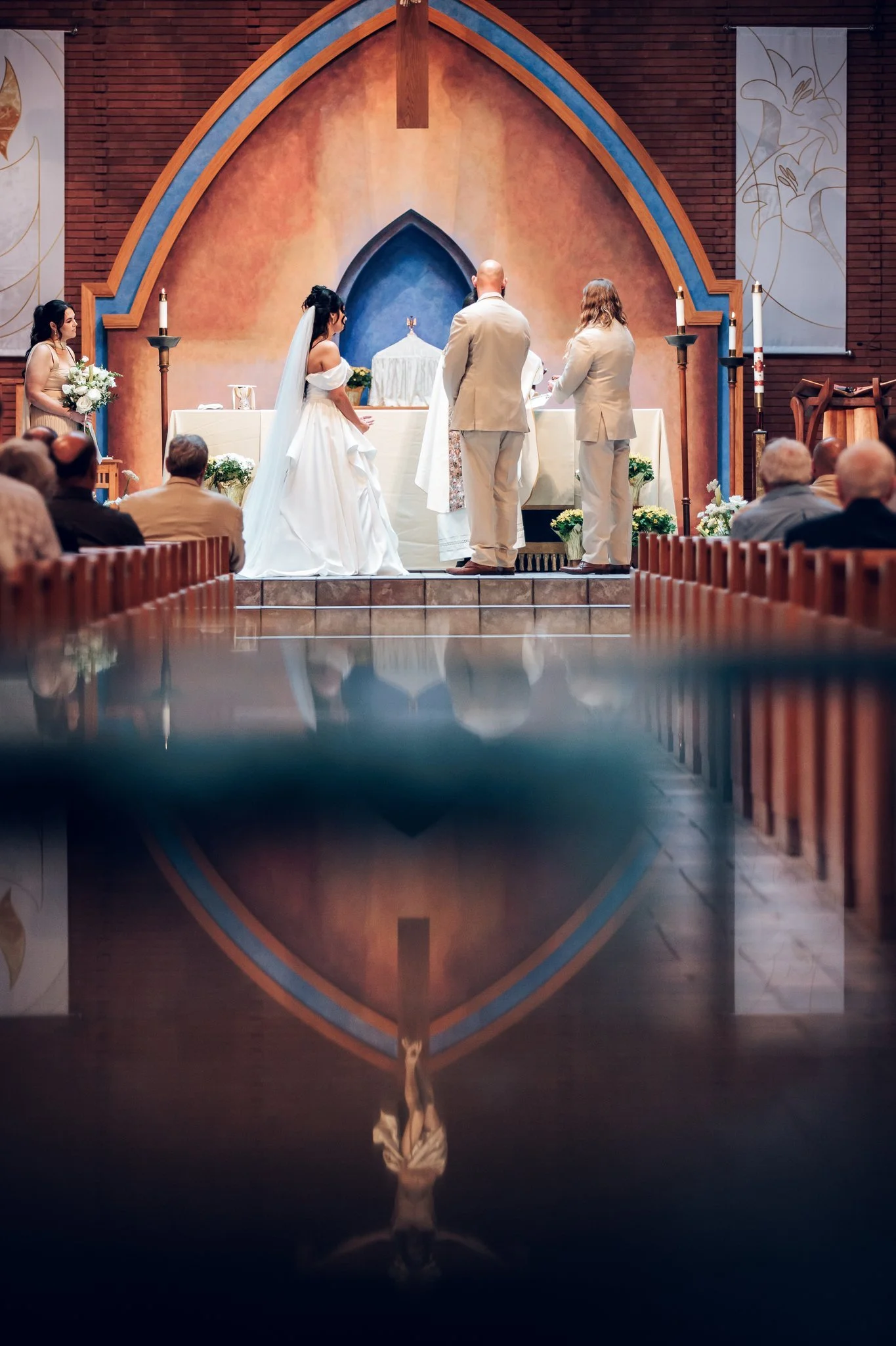 11-newlyweds-exit-perryville-missouri-church-wedding.jpg