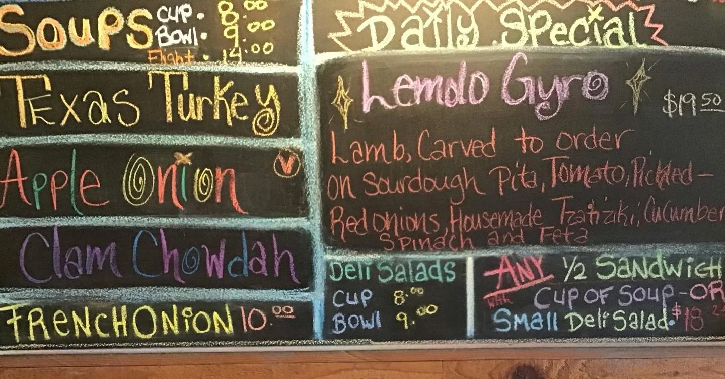Happy Friday! Today&rsquo;s special is our Lemolo Gyro with Lamb 
Appetizers available today are Actual Dungeness Crab Cakes  served with a side of Lemon Peppercorn Aioli
 and or Wings! Choice of Sweet &amp; Spicy or Garlic Herb Pesto served with sid
