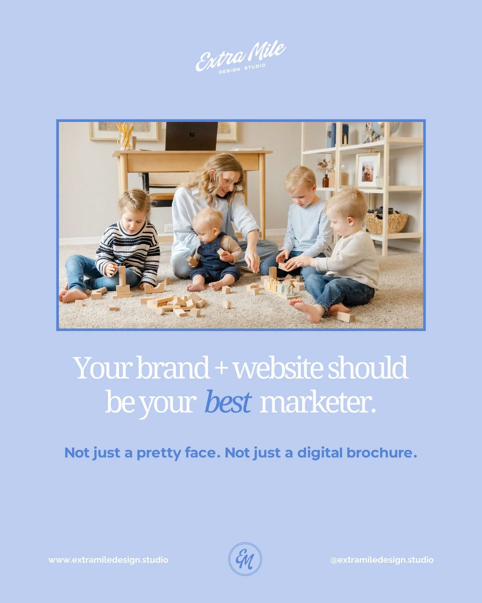 What if your brand + website weren&rsquo;t just &ldquo;pretty&rdquo;&hellip; but actually worked like your hardest-working employee? 👩&zwj;💻✨

Too many business owners settle for logos, messaging, and websites that look nice but don&rsquo;t actuall