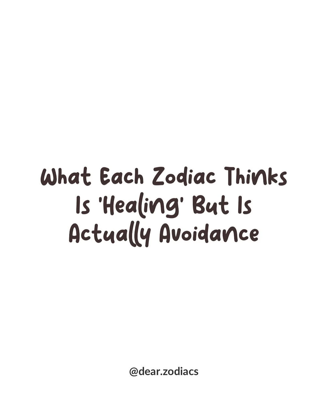How each zodiac thinks is &lsquo;healing&rsquo; but is actually avoidance 

#zodiac #astrology #zodiacsigns #horoscopes #zodiacmemes #zodiacfun #explorezodiac #zodiaclife #cosmicsigns #zodiacmemes #zodiachumor #zodiachotline #zodiacstarline

#aries #
