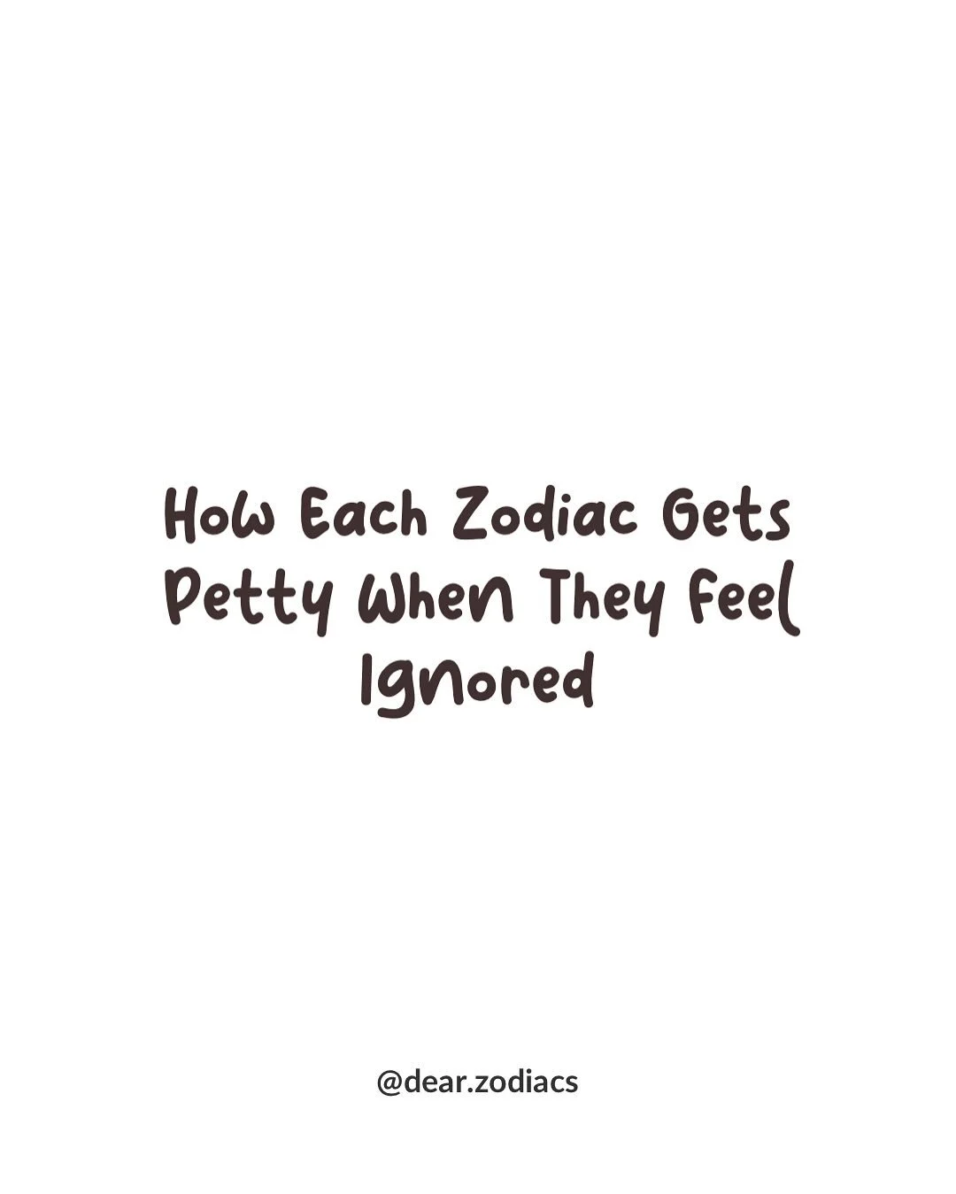 How each zodiac gets petty when they feel ignored

#zodiac #astrology #zodiacsigns #horoscopes #zodiacmemes #zodiacfun #explorezodiac #zodiaclife #cosmicsigns #zodiacmemes #zodiachumor #zodiachotline #zodiacstarline

#aries #aquarius #leo #scorpio #s